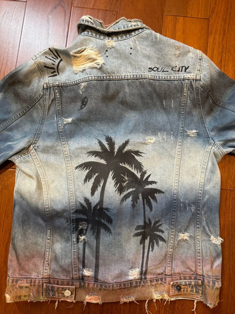 Amiri Amiri Washed coconut tree jacket 18ss 2502-Nextarrow Size US M / EU 48-50 / 2 - 2 Thumbnail