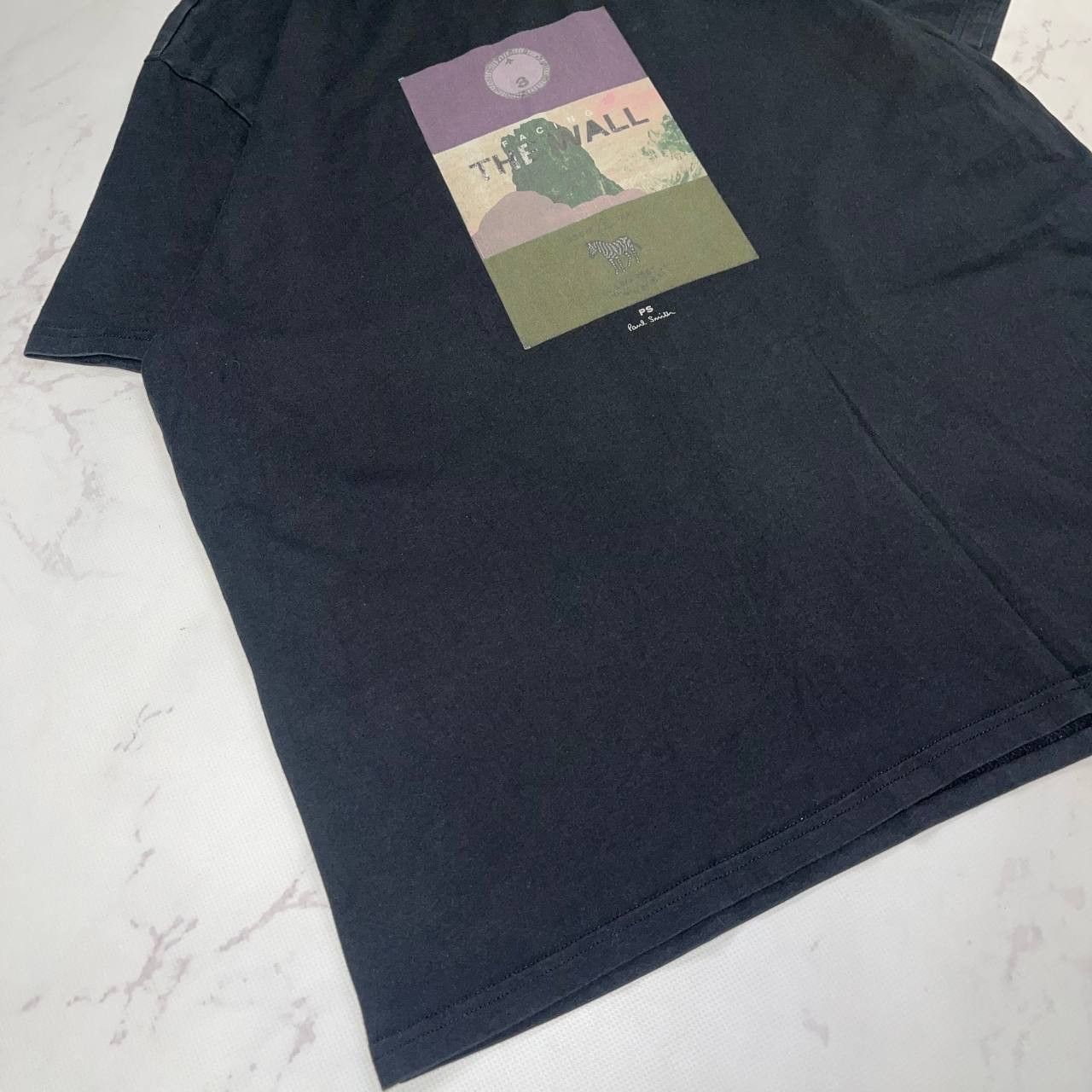 Paul Smith Paul Smith Zebra Print Organic Cotton T-Shirt Tee Black Size US L / EU 52-54 / 3 - 7 Thumbnail