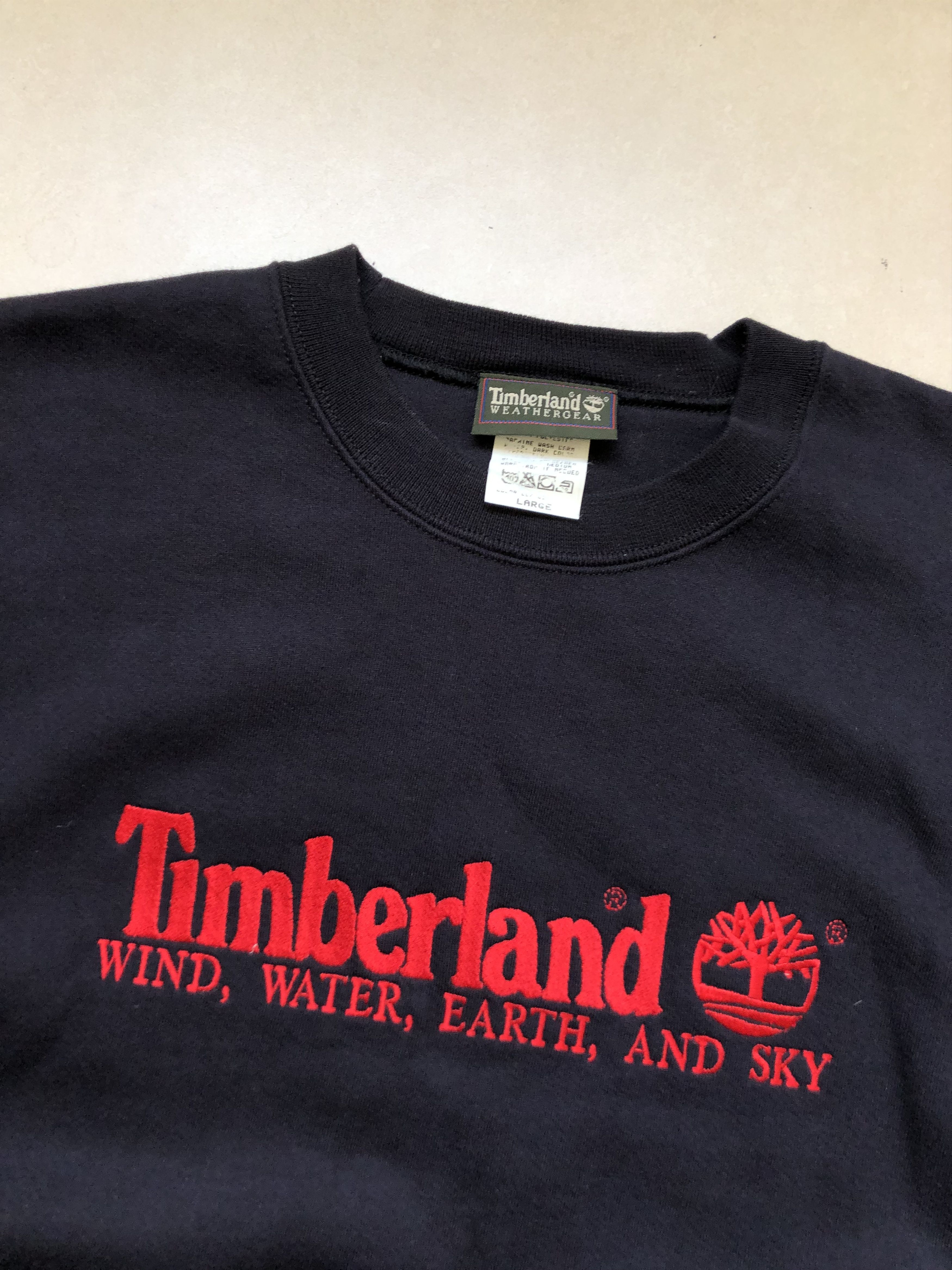Timberland Vintage Timberland Weathergear Sweatshirt Outdoor 90’s Logo Size US XL / EU 56 / 4 - 2 Thumbnail