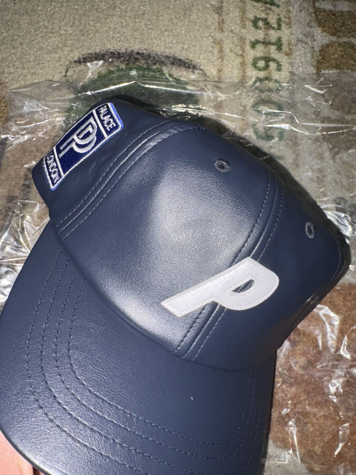 Palace Palace Faux Leather P 6-Panel Hat Size ONE SIZE - 2 Thumbnail