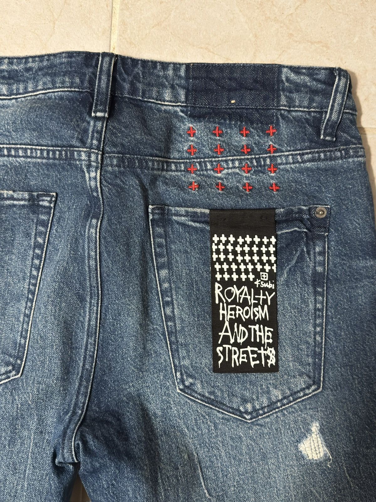 Ksubi Ksubi Blue Van Winkle Hilite Jeans Size US 33 - 4 Thumbnail