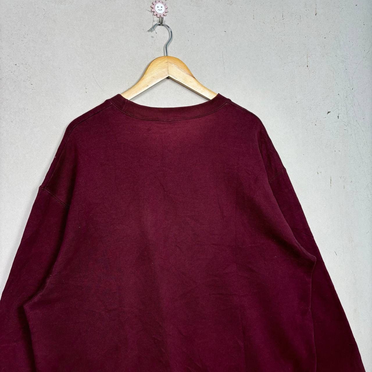 Champion Vintage Champion 90s Maroon Crewneck Sweatshirt XL Oversized Size US XL / EU 56 / 4 - 4 Thumbnail