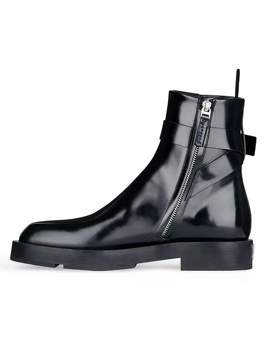 Givenchy o1w1db10325 Squared Buckle Ankle Boot in Black Size US 6.5 / EU 39-40 - 3 Thumbnail
