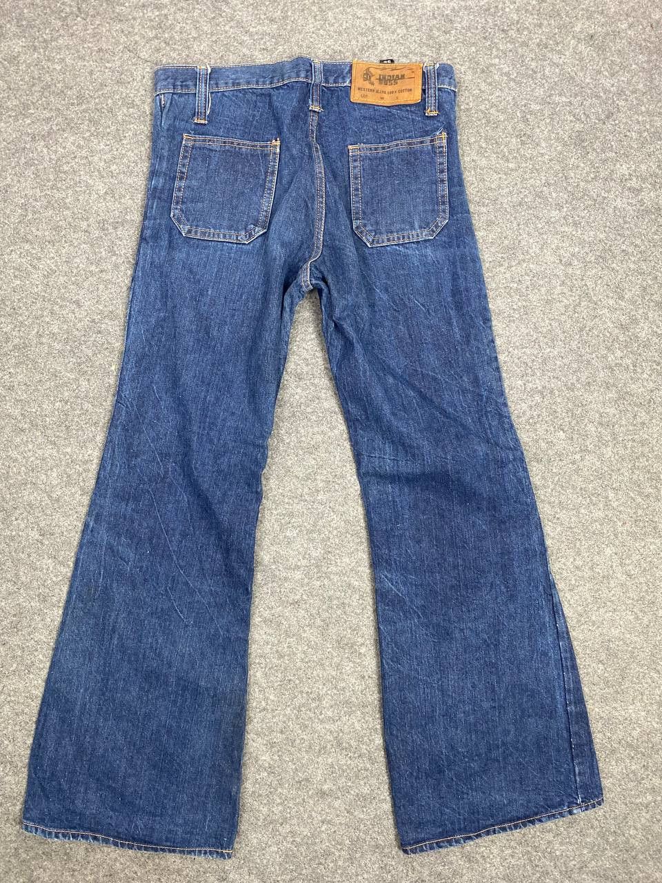Japanese Brand vintage indian boss bootcut flare denim nice design Size US 33 - 1 Thumbnail