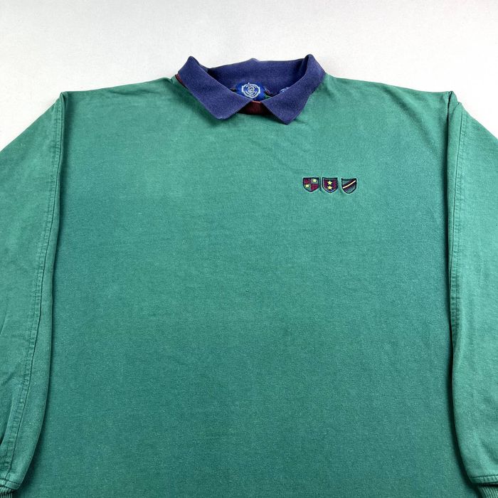 Vintage Vintage Gap Rugby Polo Shirt Large Green Collared Crest