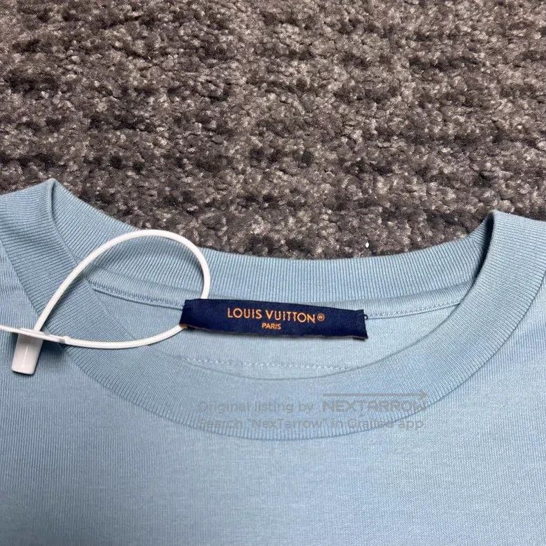Louis Vuitton Louis Vuitton Hammer Tool Embroidered Haze Blue Short Slee Size US M / EU 48-50 / 2 - 3 Thumbnail