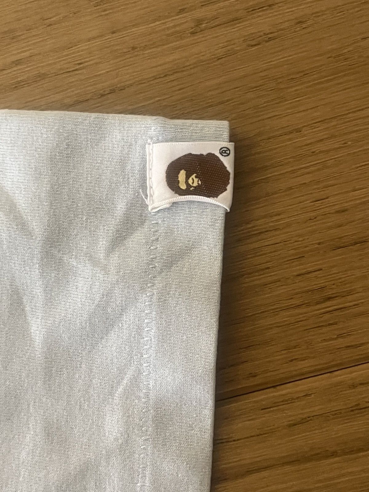 Bape BAPE A Bathing Ape Ape Head Patch Tee White Size US S / EU 44-46 / 1 - 2 Thumbnail