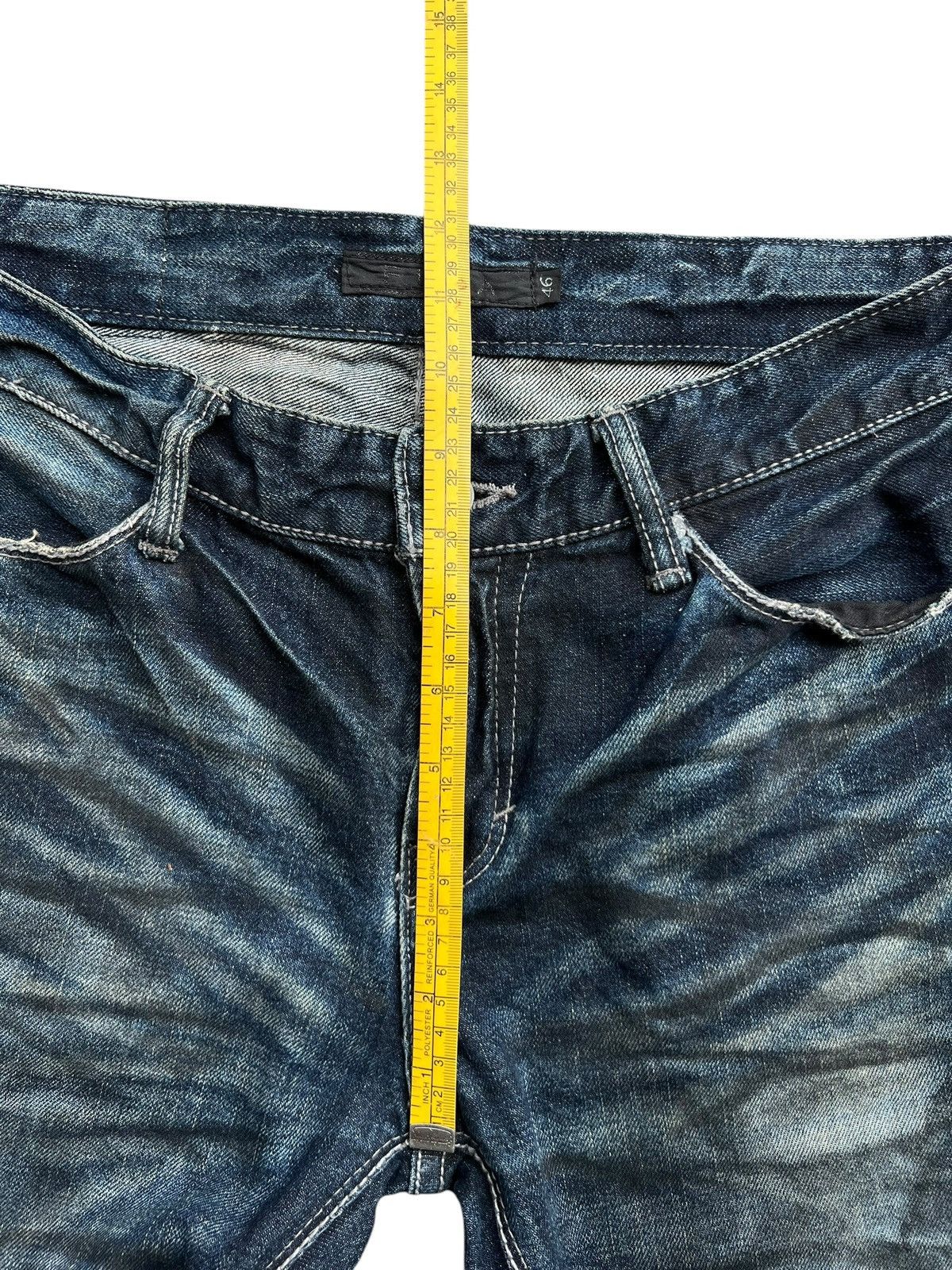 GOSTAR DE FUGA GostaDe Fuga Distressed Bootcut Goth Flare Denim Jeans 32x33 Size US 32 / EU 48 - 12 Thumbnail