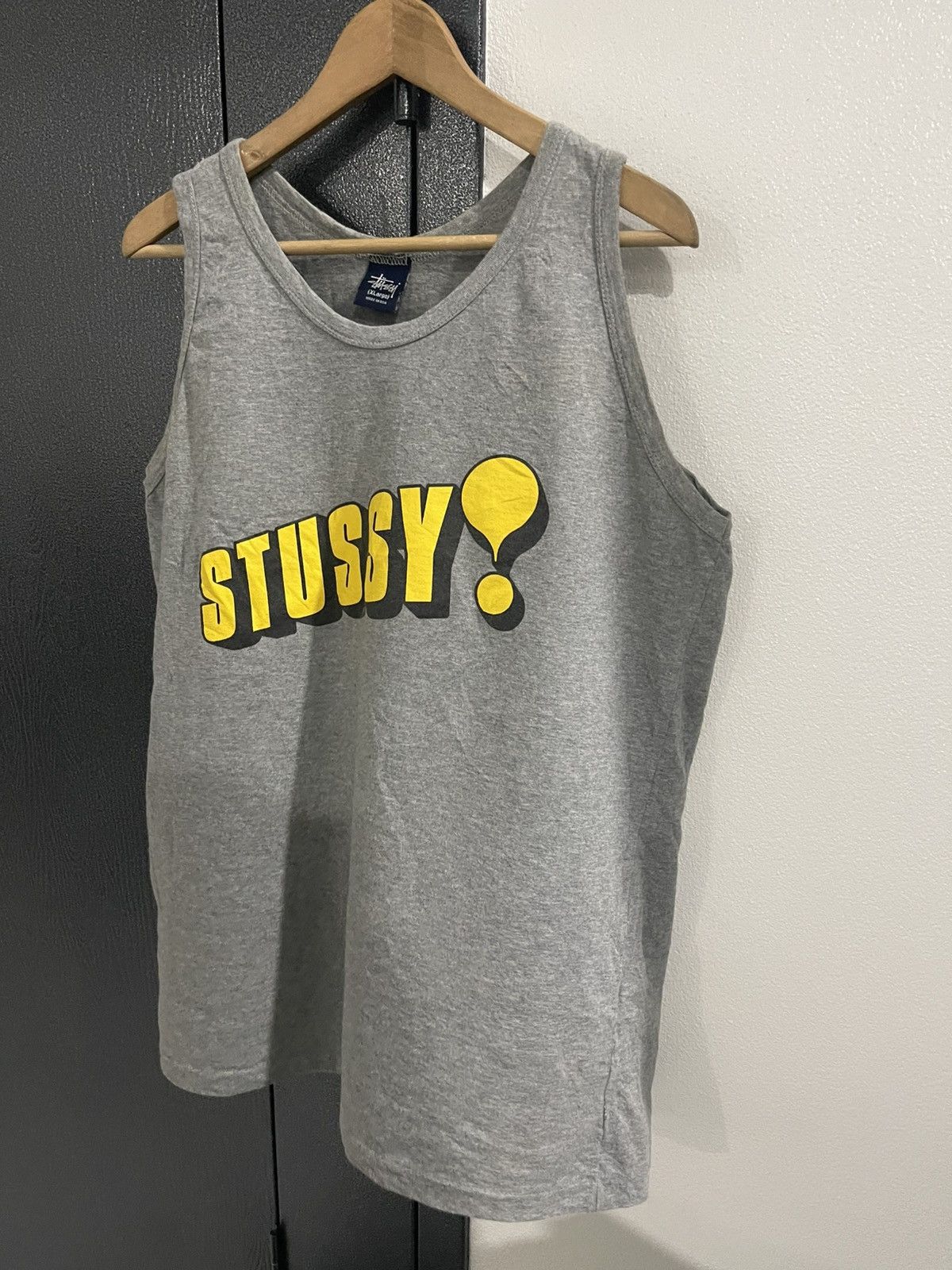 Stussy Vintage Stussy Big Logo Sleeveless Size US XL / EU 56 / 4 - 2 Thumbnail