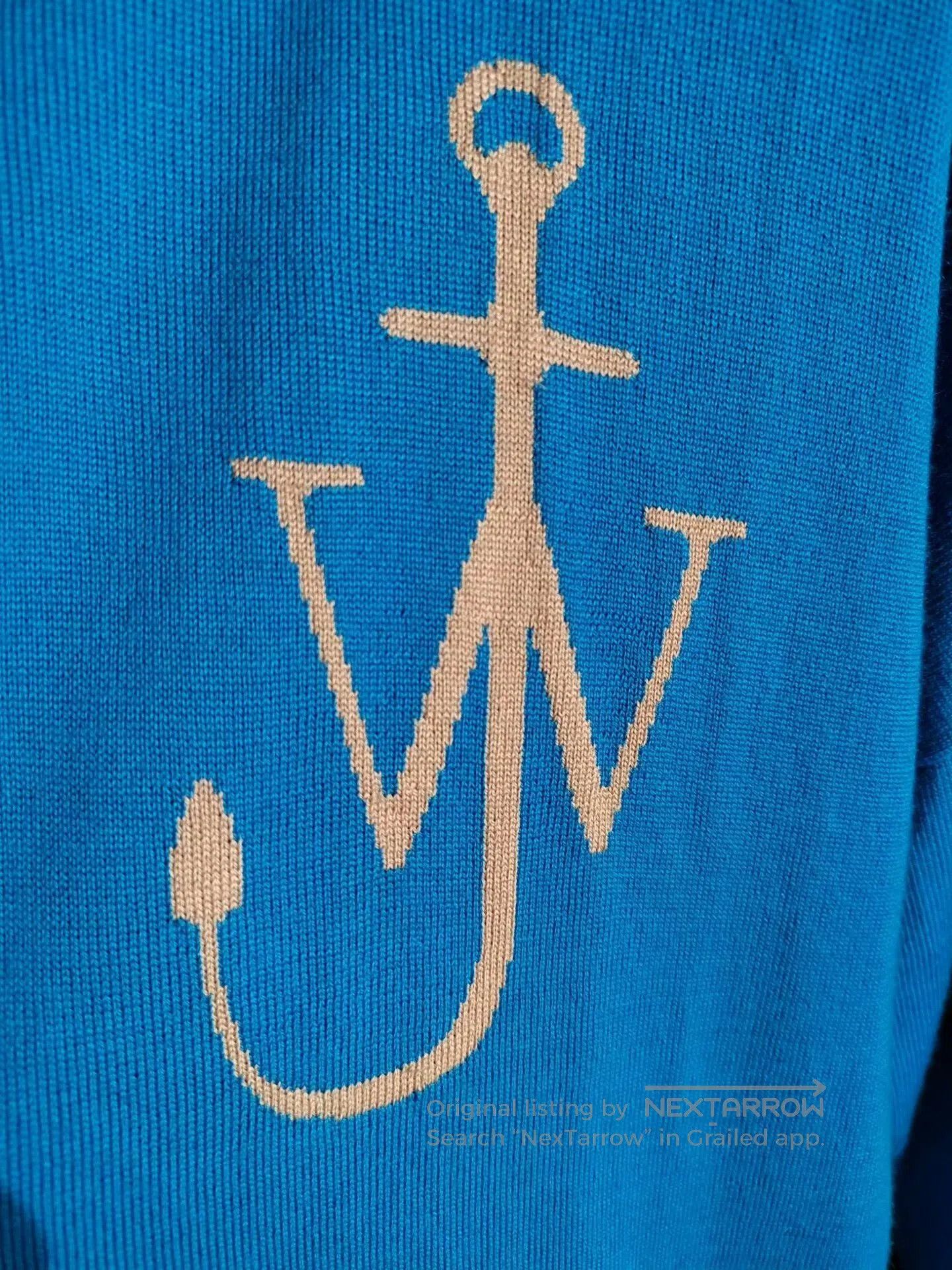 JW Anderson JW Anderson Blue Knit Turtleneck Sweater. Size US M / EU 48-50 / 2 - 4 Thumbnail
