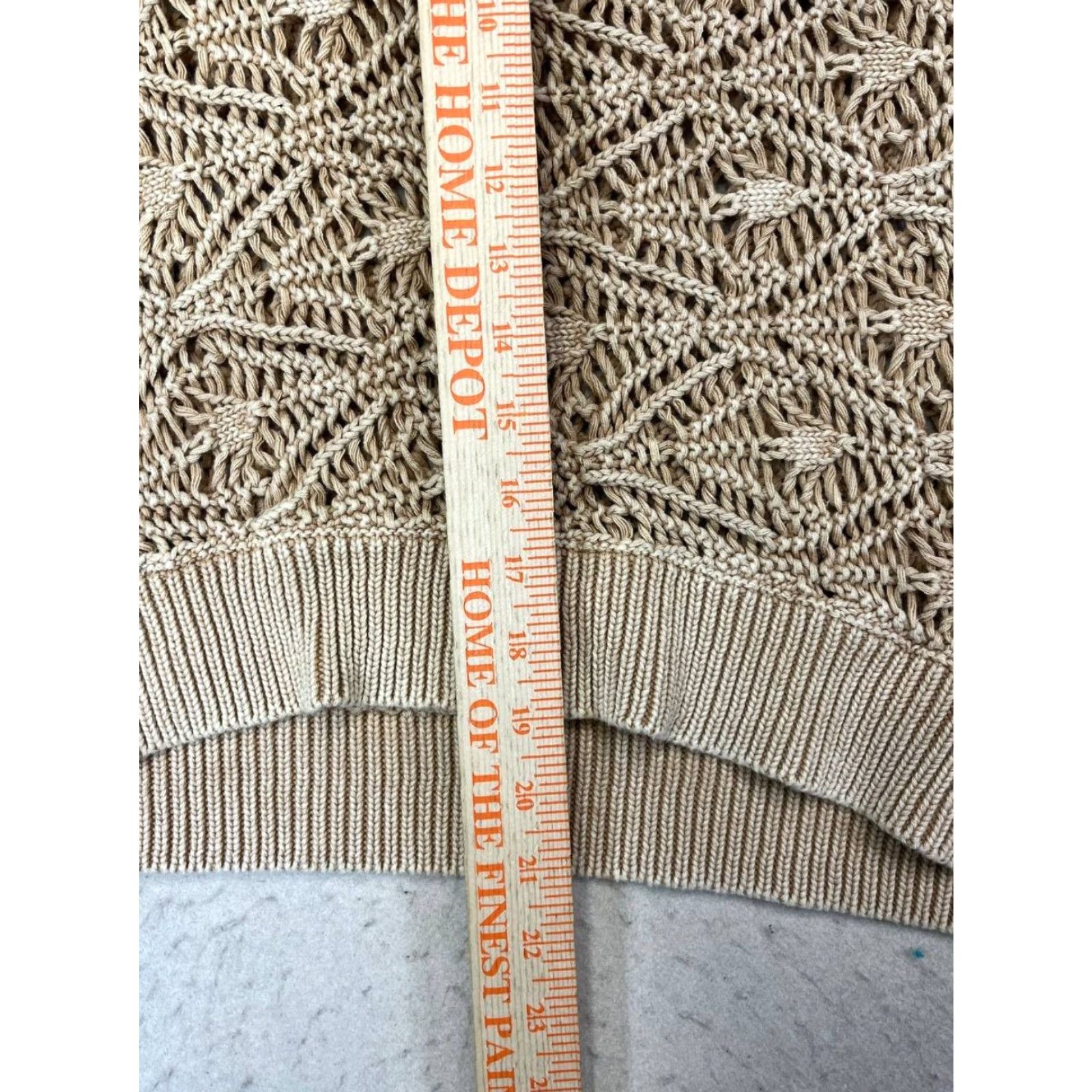 Free People Free people sweater open knit slouchy asymmetrical beige dusty Size Small Size S / US 4 / IT 40 - 5 Thumbnail