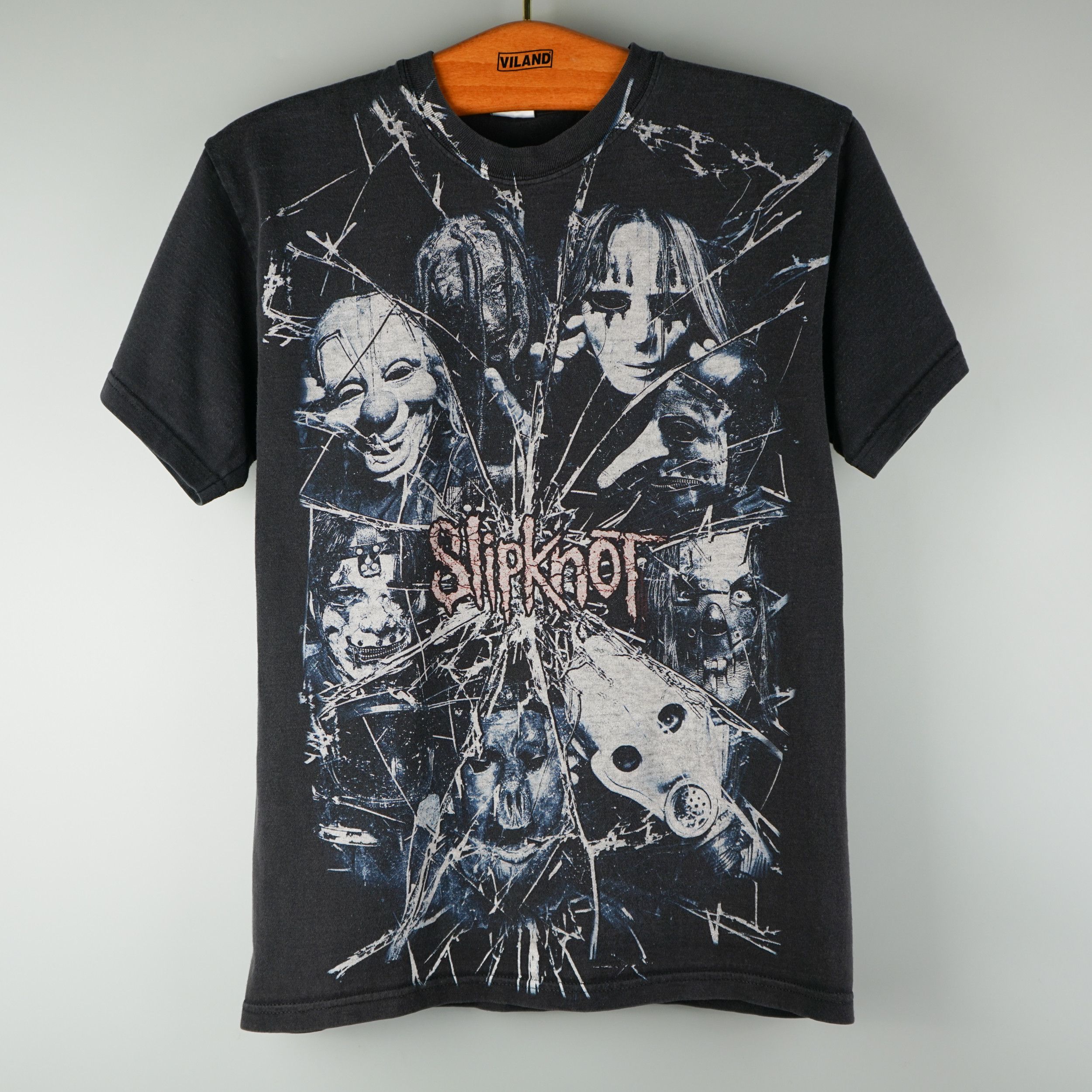 Band Tees × Vintage Vintage 2000s Slipknot All Over Print T-Shirt Size US S / EU 44-46 / 1 - 1 Thumbnail