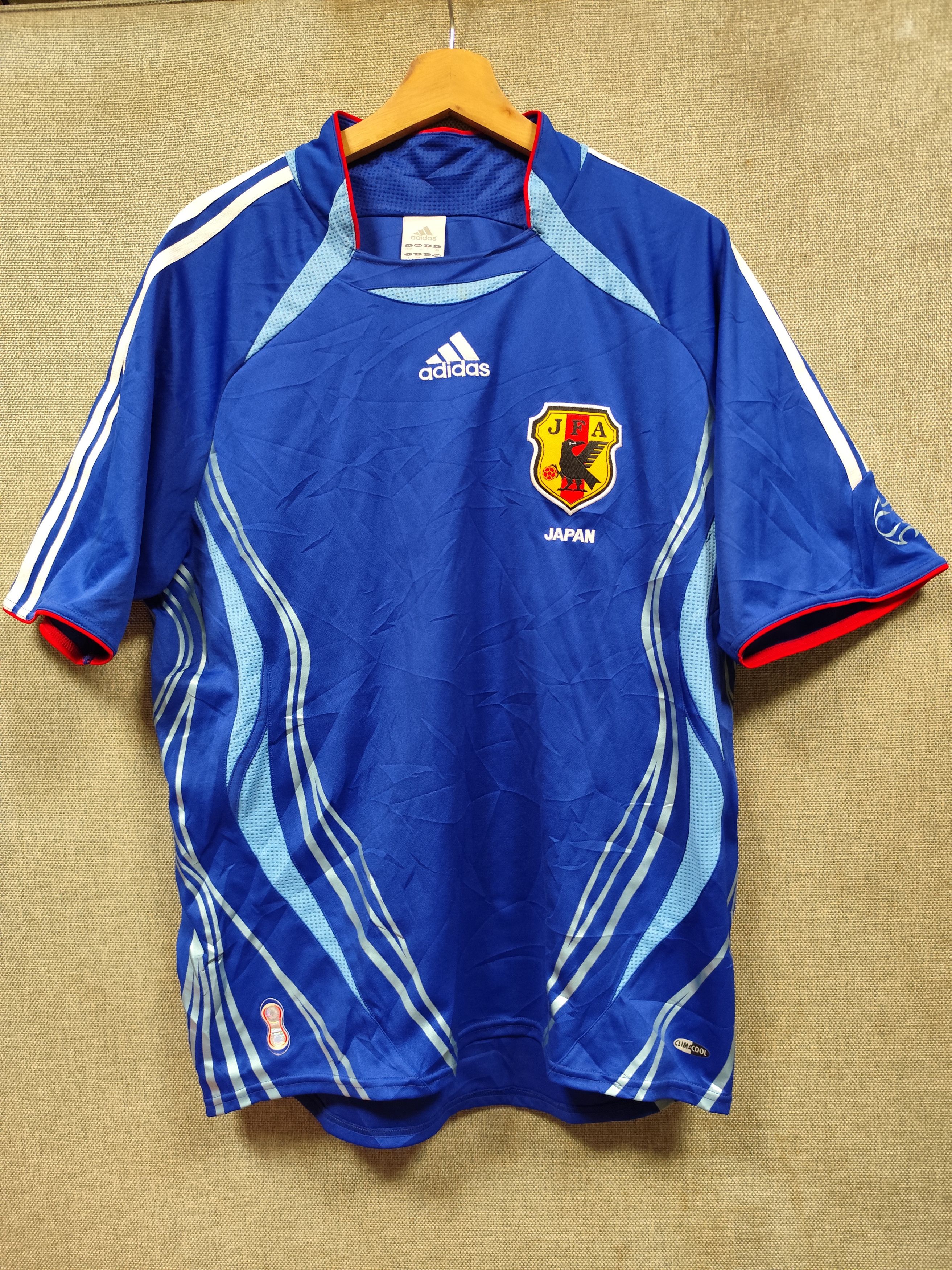 Adidas Japan national team soccer jersey Size US L / EU 52-54 / 3 - 1 Thumbnail