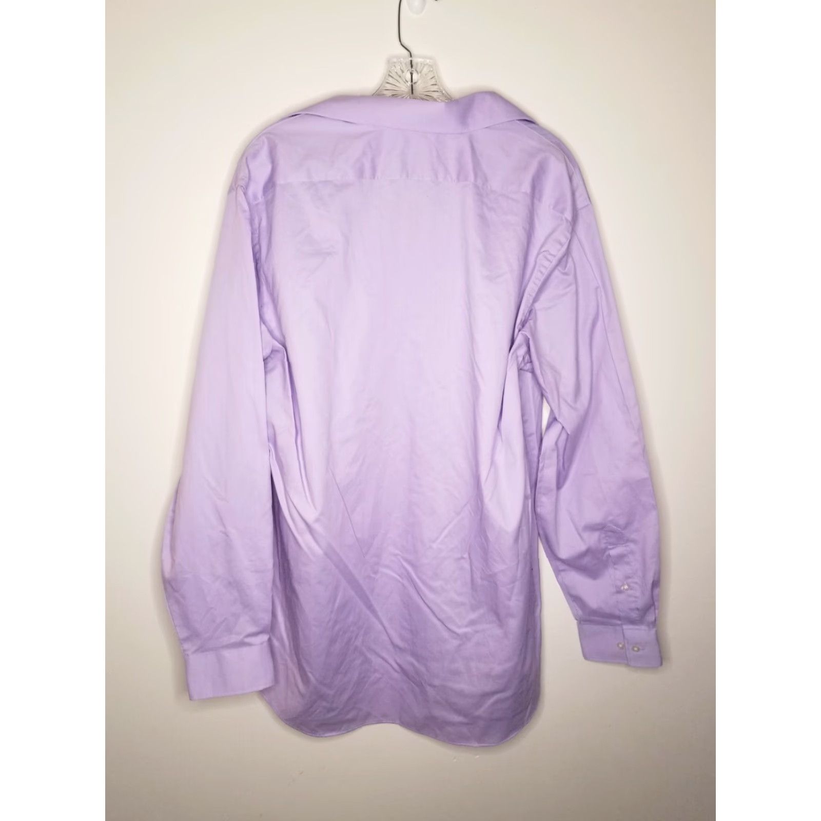 Van Heusen Van Heusen Dress Shirt Long Sleeve 16.5 Purple Mens Size Medium? Size 42R - 2 Thumbnail