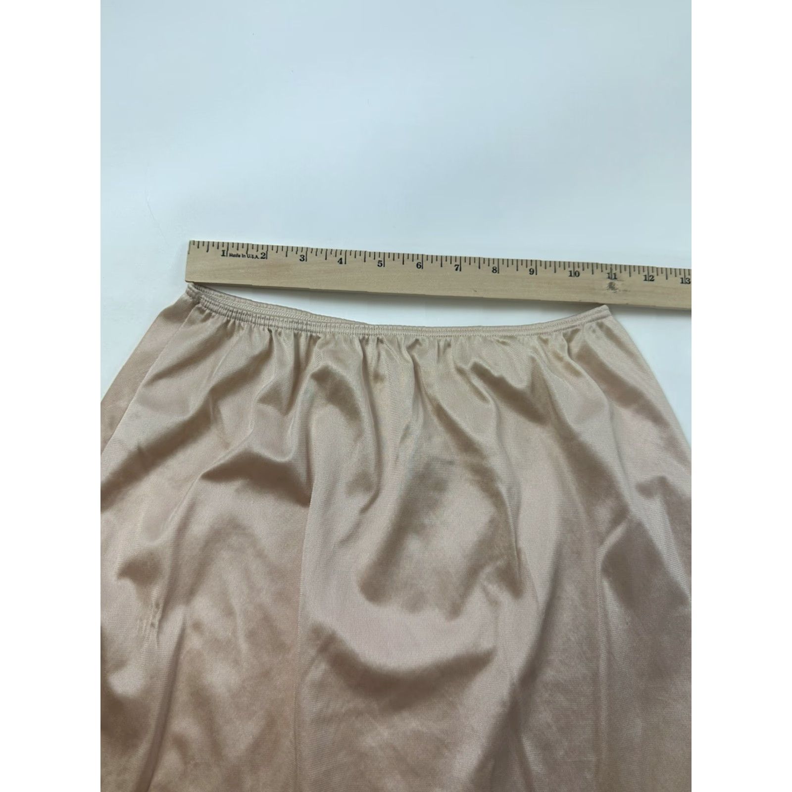 Vintage VINTAGE LEGGS Half Slip Women's Small Pink Lace Trim 1980s-90s Size ONE SIZE - 7 Thumbnail