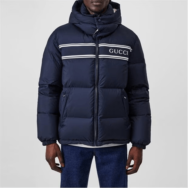 Gucci Stripe Nylon Puffer Jacket Size US XXL / EU 58 / 5 - 4 Thumbnail
