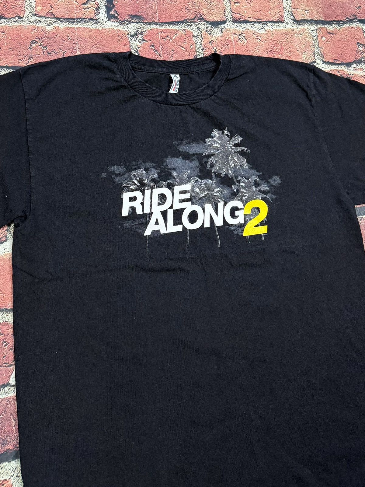 AAA Ride Along 2 Movie Promo T Shirt Kevin Hart Ice Cube Comedy Size US L / EU 52-54 / 3 - 6 Thumbnail