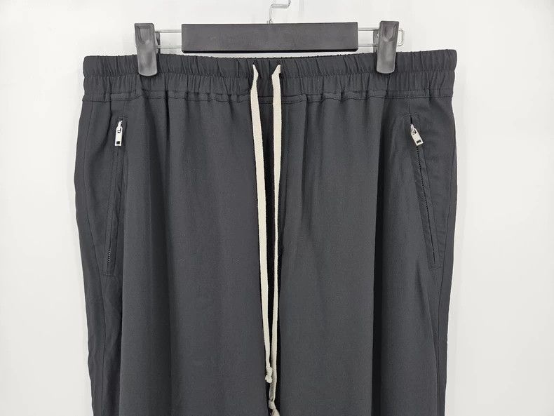 Rick Owens rick owens size 12 SS23 black silk-blend cropped pants Size US 28 / EU 44 - 3 Thumbnail