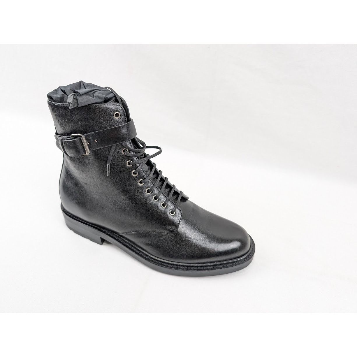Saint Laurent Paris o1rshd1 Army 20 Buckle Boots in Nero Size US 8 / EU 41 - 2 Thumbnail
