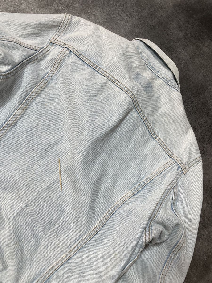 Levi's 🔥Offers🔥Levis Vintage Y2K Denim Jacket Rare Baby Blue Size XS / US 0-2 / IT 36-38 - 16 Thumbnail