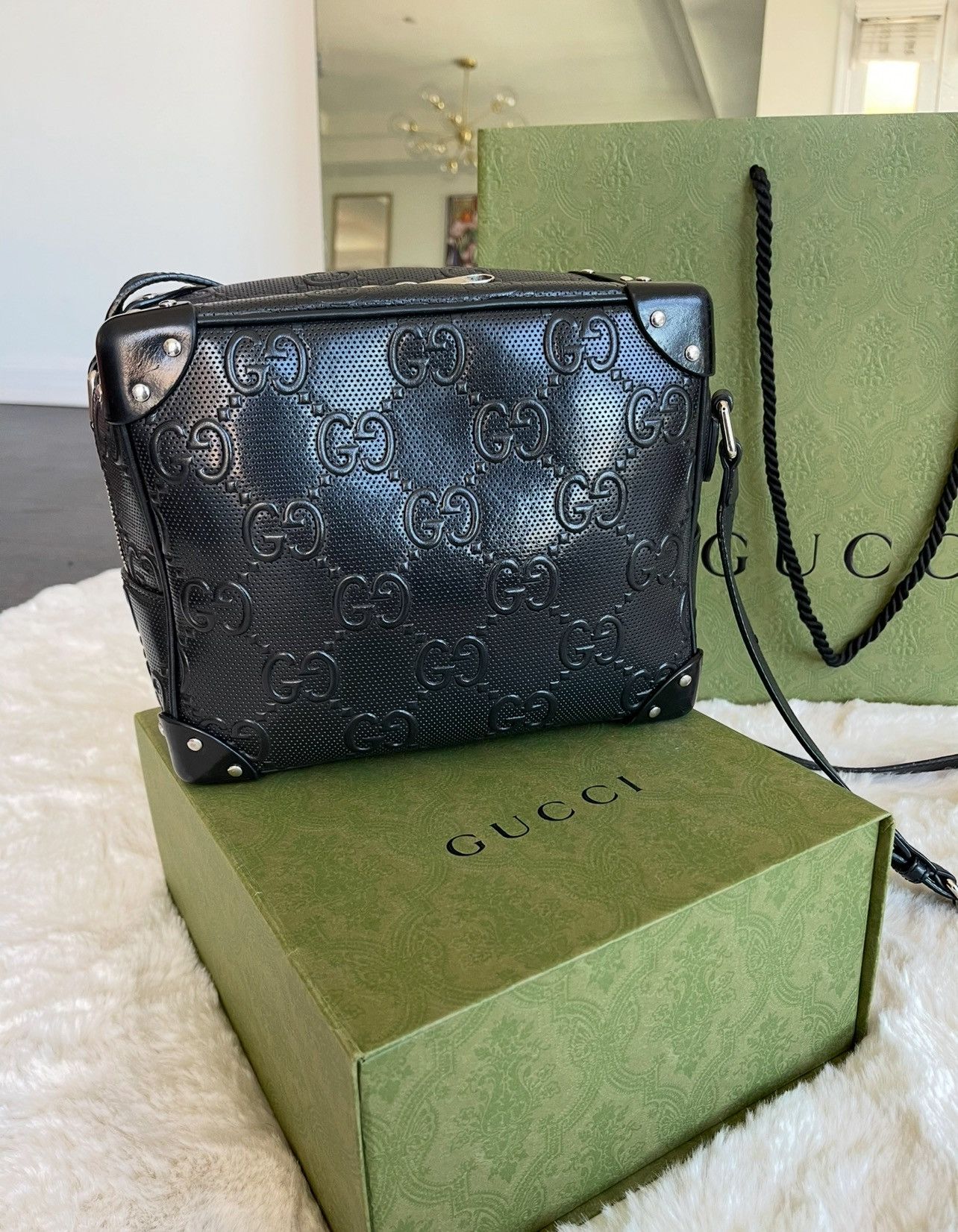 Gucci Gucci embossed crossbody bag Size ONE SIZE - 1 Thumbnail