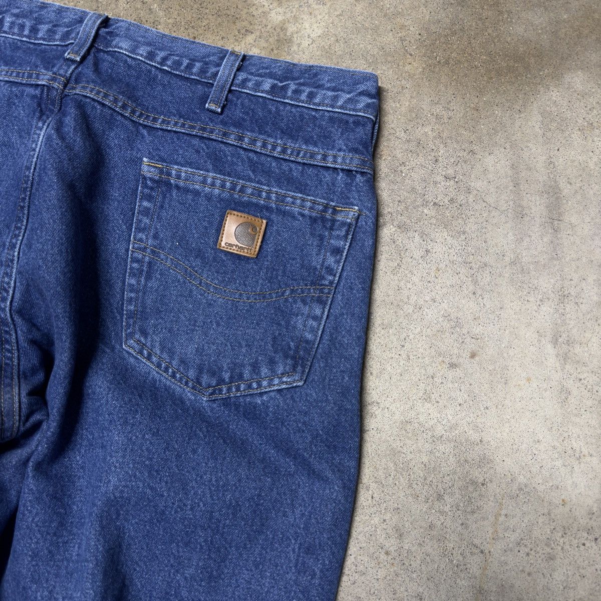 Carhartt VINTAGE CARHARTT BLANKET LINED DENIM WORK JEANS 36x30 Size US 36 / EU 52 - 10 Thumbnail