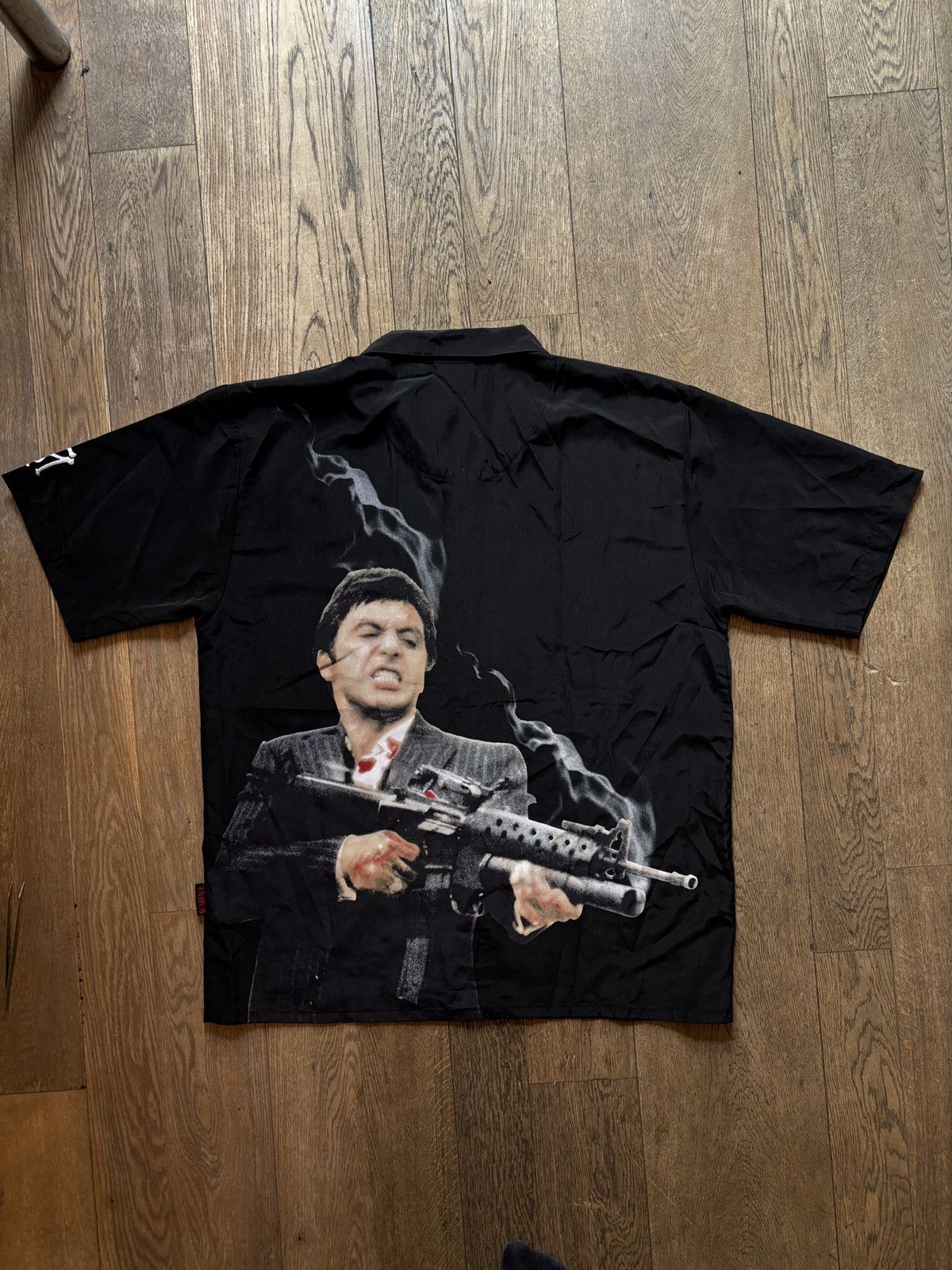 Vintage RARE Vintage Scarface Short Sleeve Shirt Size US XL / EU 56 / 4 - 10 Thumbnail