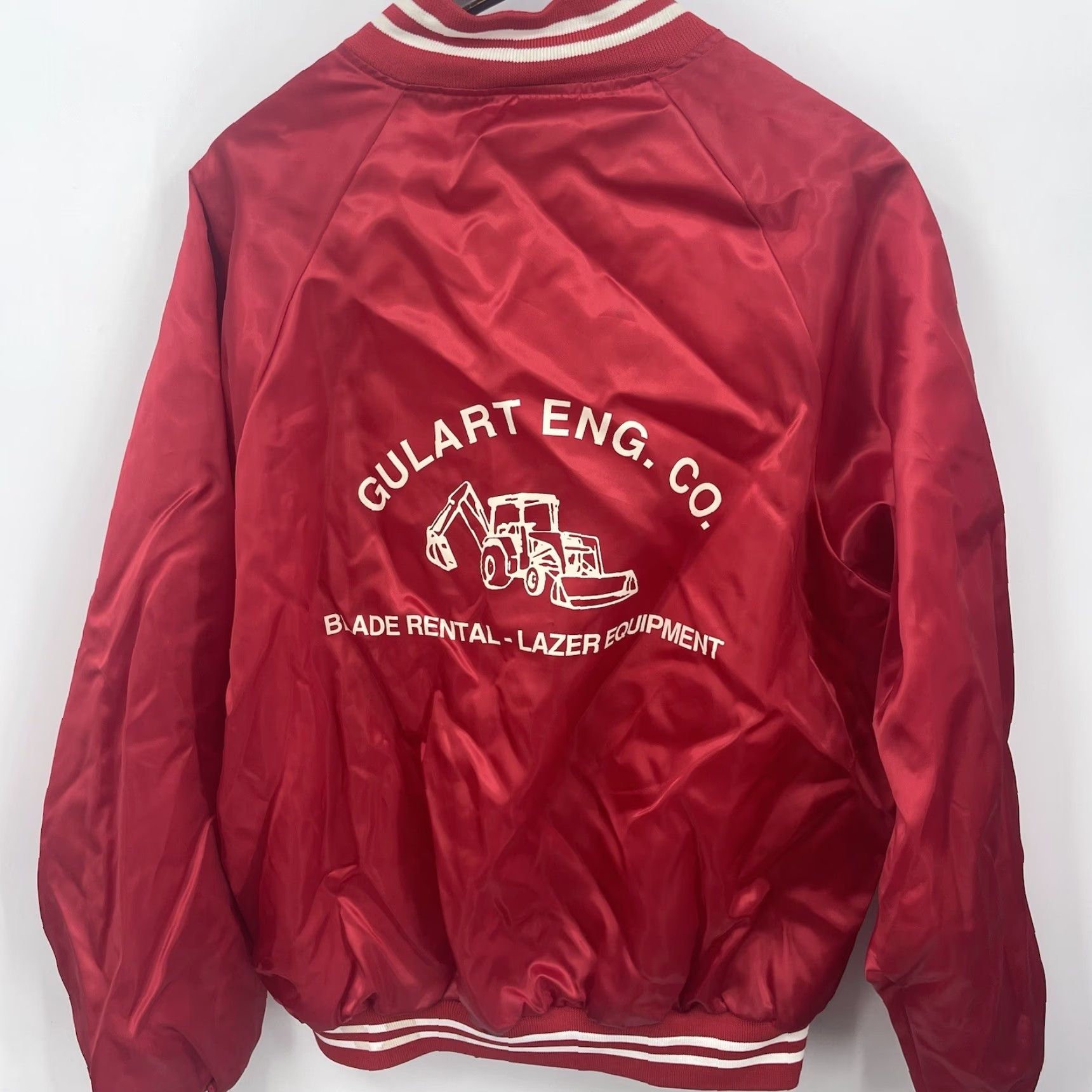 Vintage VINTAGE Hartwell Jacket Mens XL Bomber 80s Red Satin Nylon Sn Size US XL / EU 56 / 4 - 4 Thumbnail