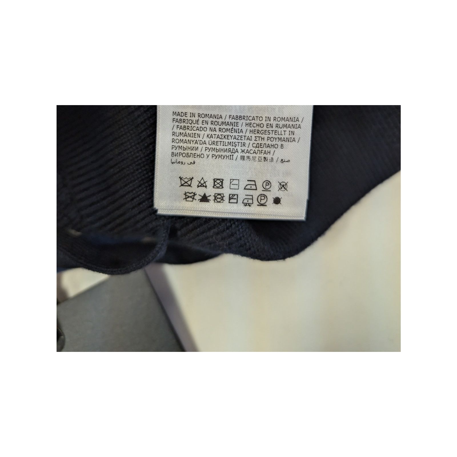 Moncler × Palm Angels o1rshd1 Knitwear Racing Track Pants in Navy Blue / White Size US 38 / EU 54 - 17 Thumbnail