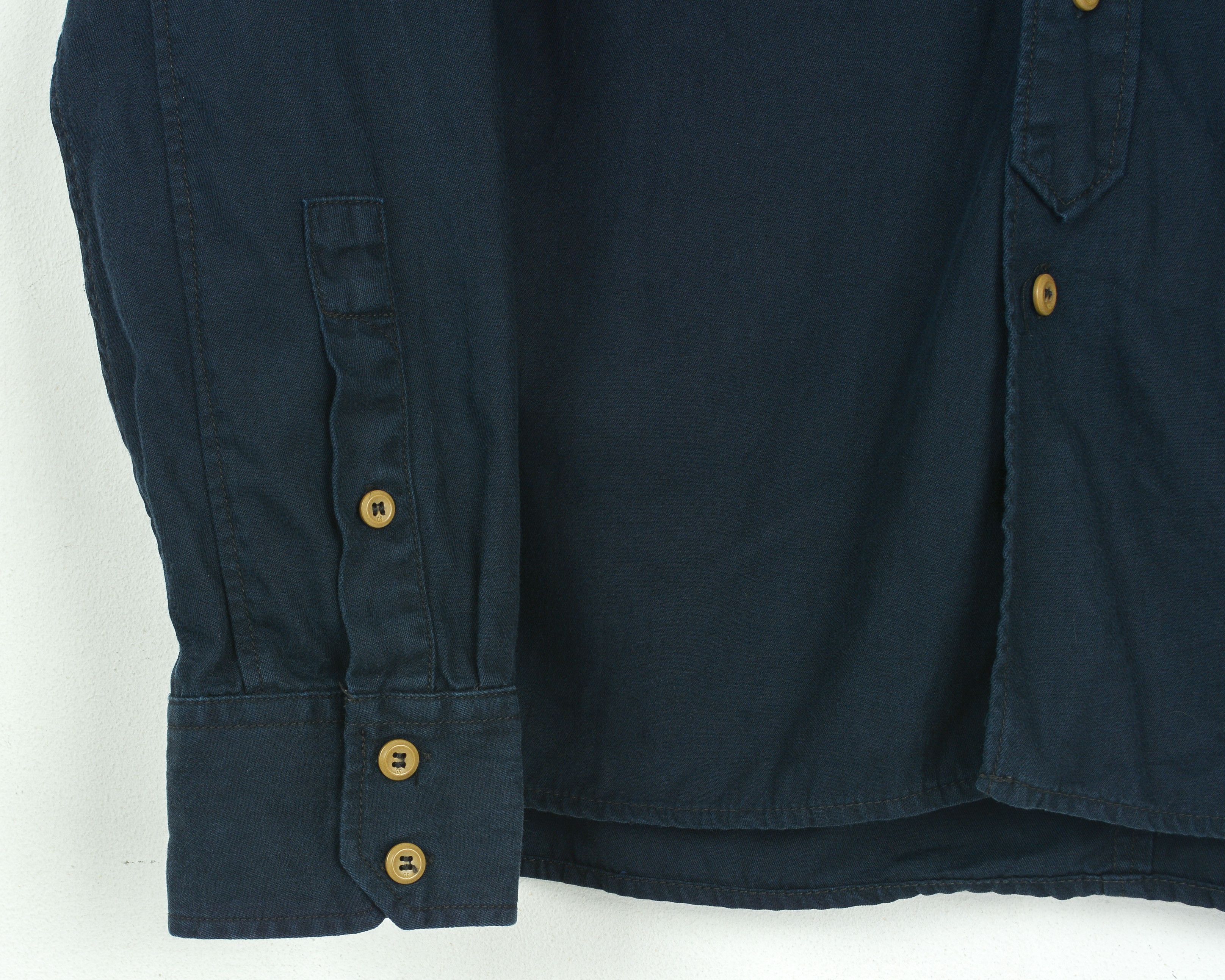 G-Star William Varsity Mens S Denim Shirt Long Sleeve Casual Navy Size US S / EU 44-46 / 1 - 5 Thumbnail