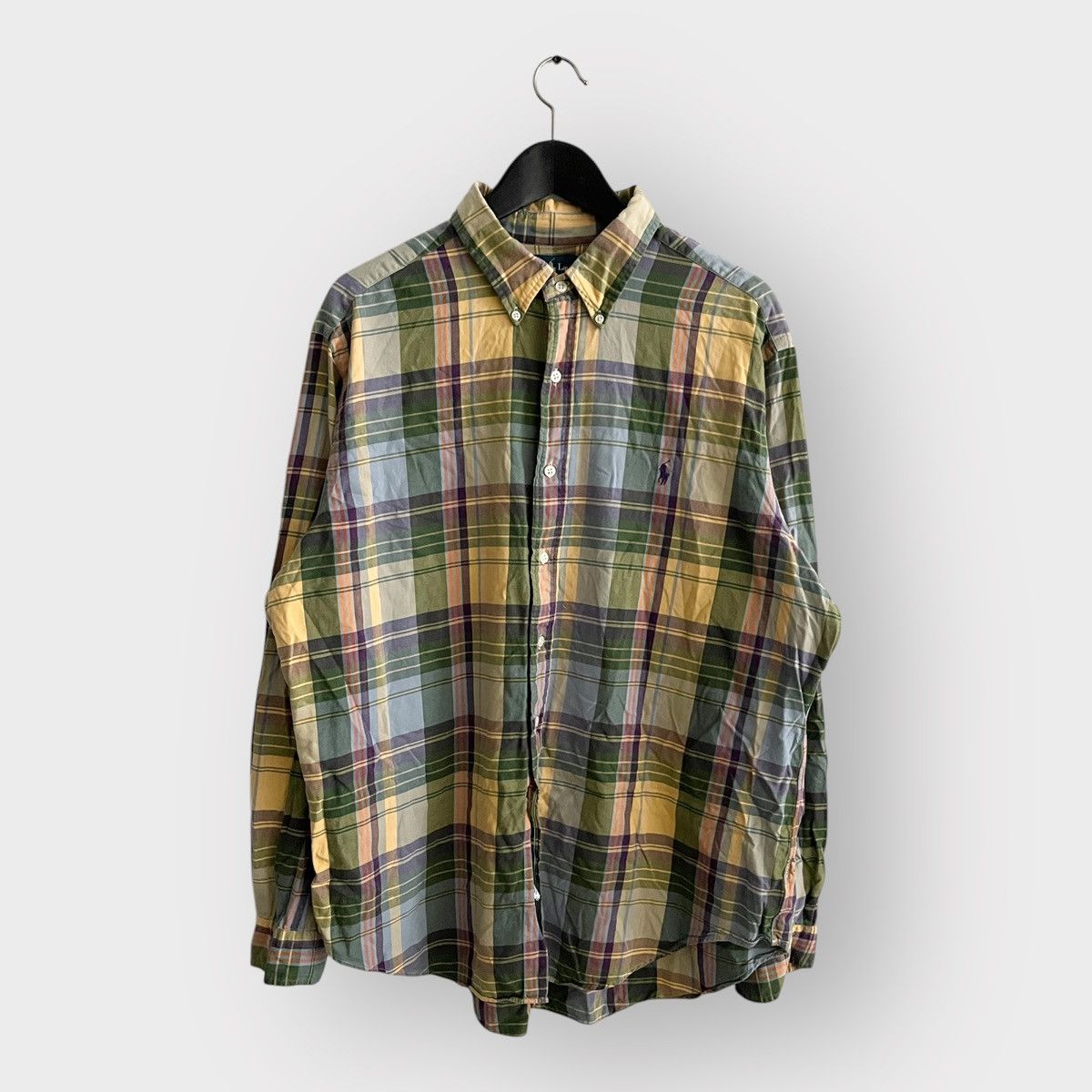 Ralph Lauren STEAL! 2000s Ralph Lauren Polo Flannel Shirt Size US XL / EU 56 / 4 - 1 Thumbnail