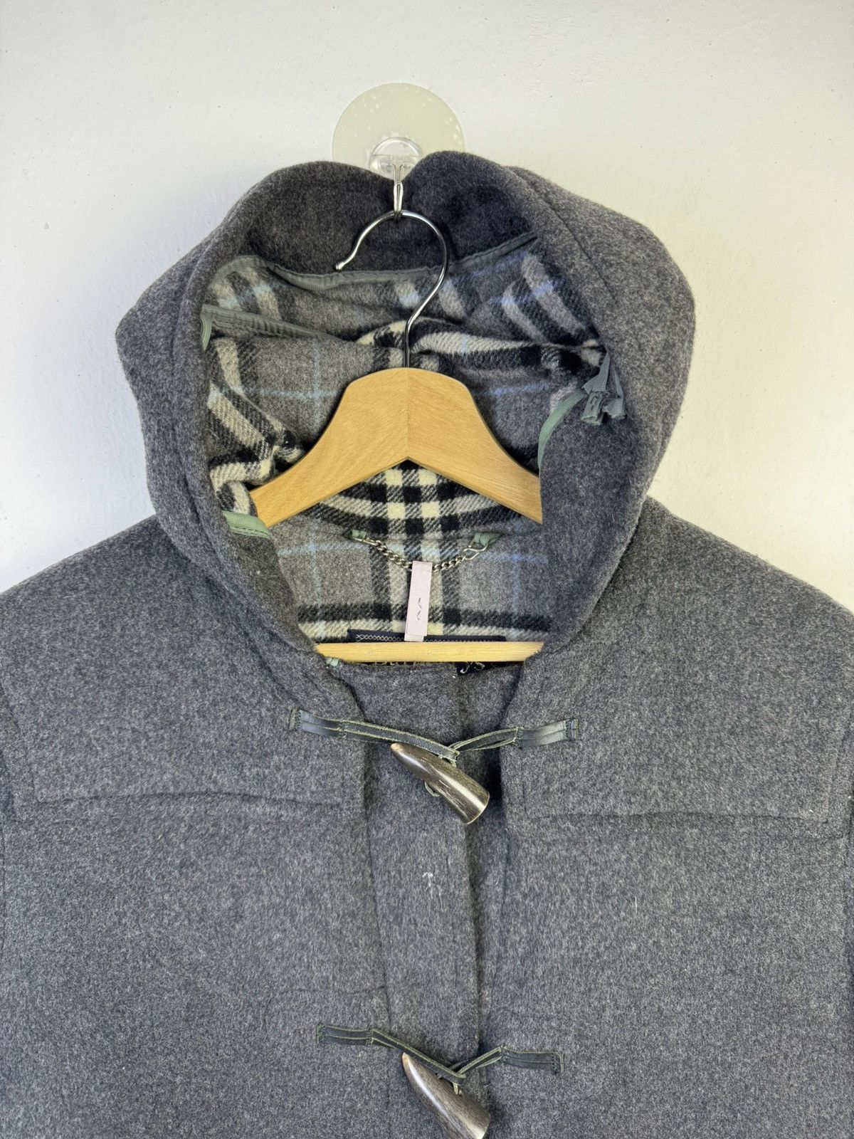 Burberry Burberry Duffle Coating Wool Jacket Hoodie Size M / US 6-8 / IT 42-44 - 5 Thumbnail