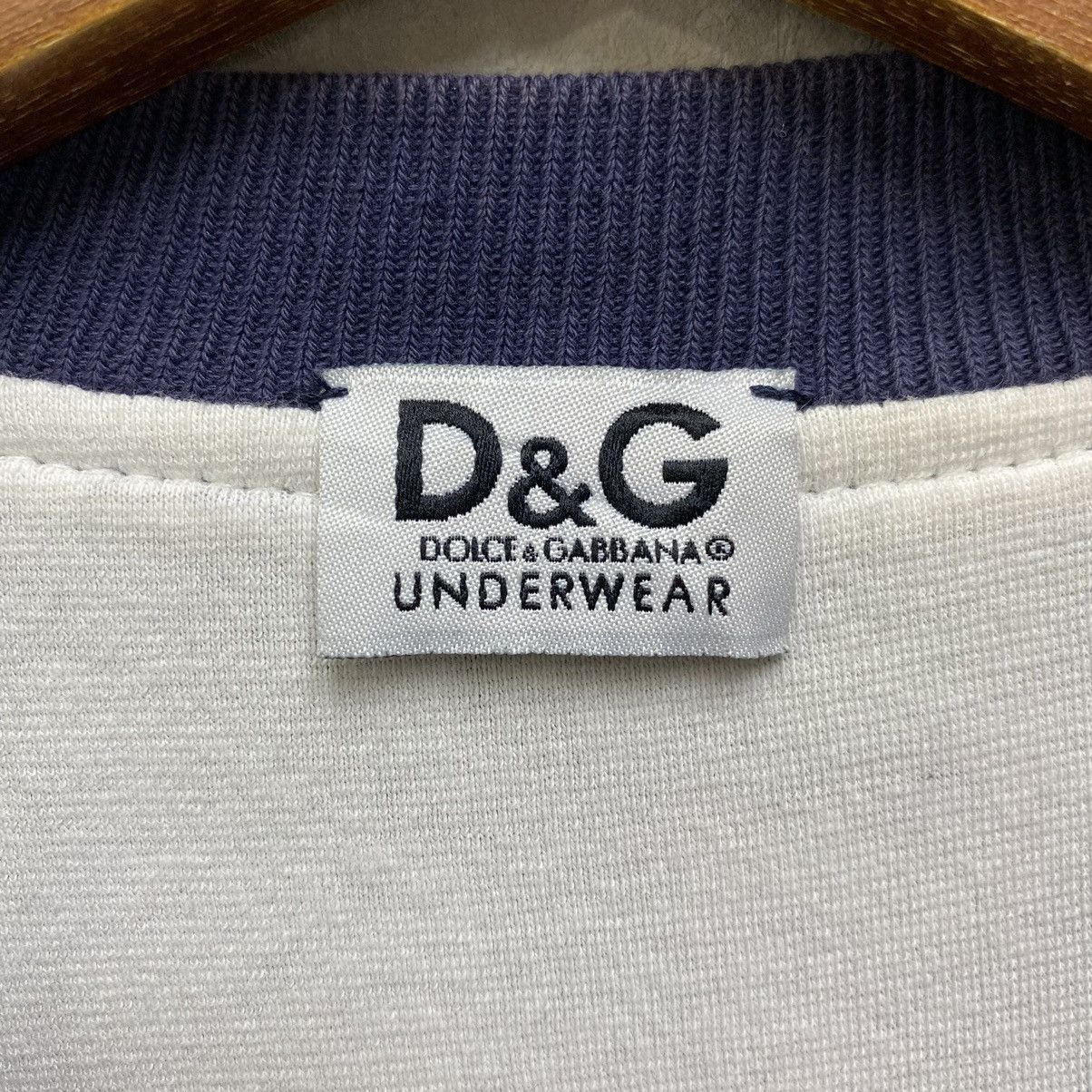Dolce & Gabbana Vintage D&G Y2K Blue Cotton Track Jacket, Size XS (Fits M) Size US XS / EU 42 / 0 - 11 Thumbnail