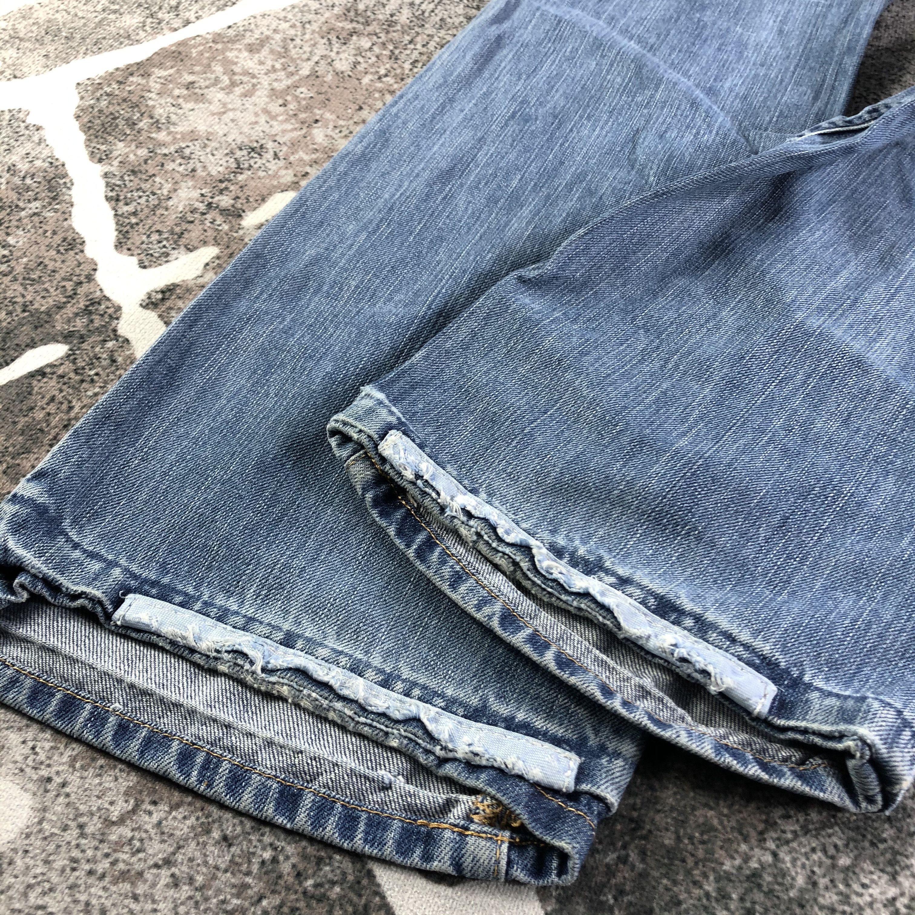 Replay Replay Jeans Ripped Faded Blue Denim KJ2489 Size US 29 - 5 Thumbnail
