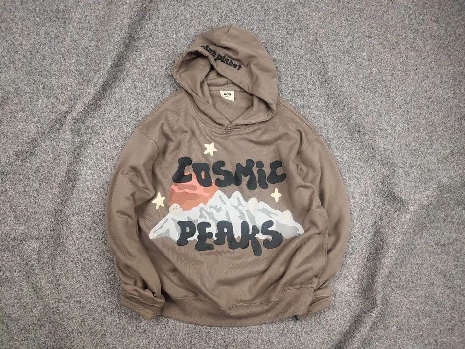 Broken Planet Broken Planet Cosmic Peaks Logo Brown Oversized hoodie Size US M / EU 48-50 / 2 - 1 Thumbnail