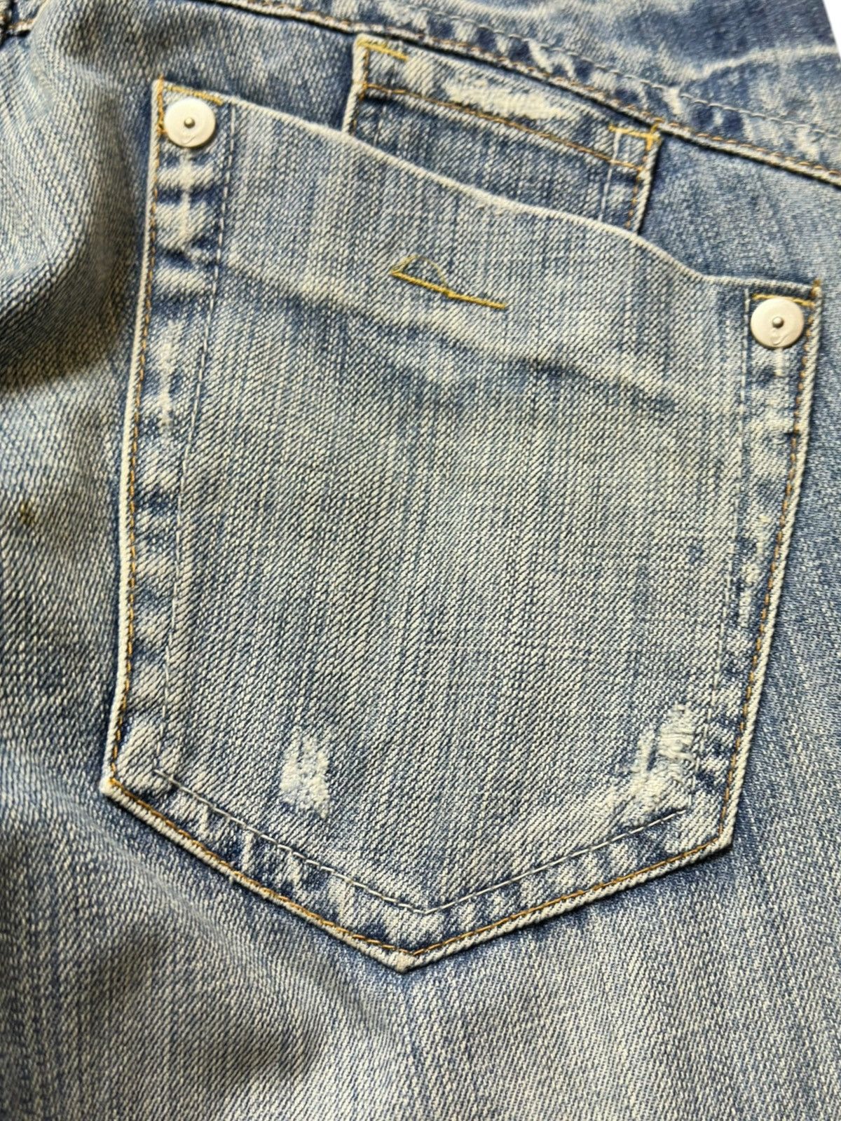 If Six Was Nine Vintage Drive Jeans Exotic Vintage Flare Grunge Denim Size US 30 / EU 46 - 6 Thumbnail