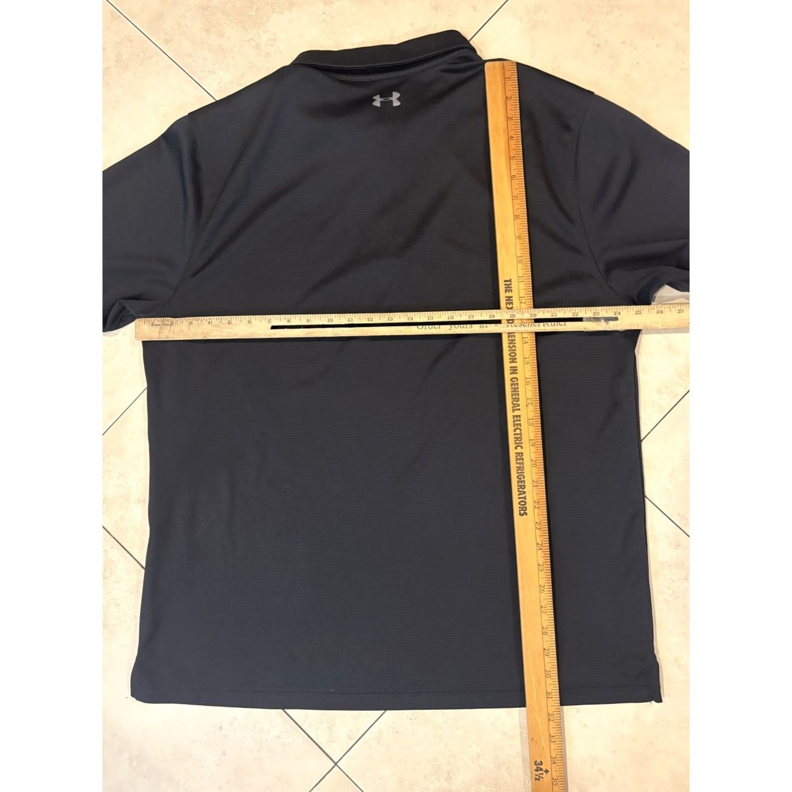 Under Armour VINTAGE/Under Armour Polo Shirt Mens 2XL Black HeatGear Lightweight Athletic Golf Logo Size US XXL / EU 58 / 5 - 6 Thumbnail