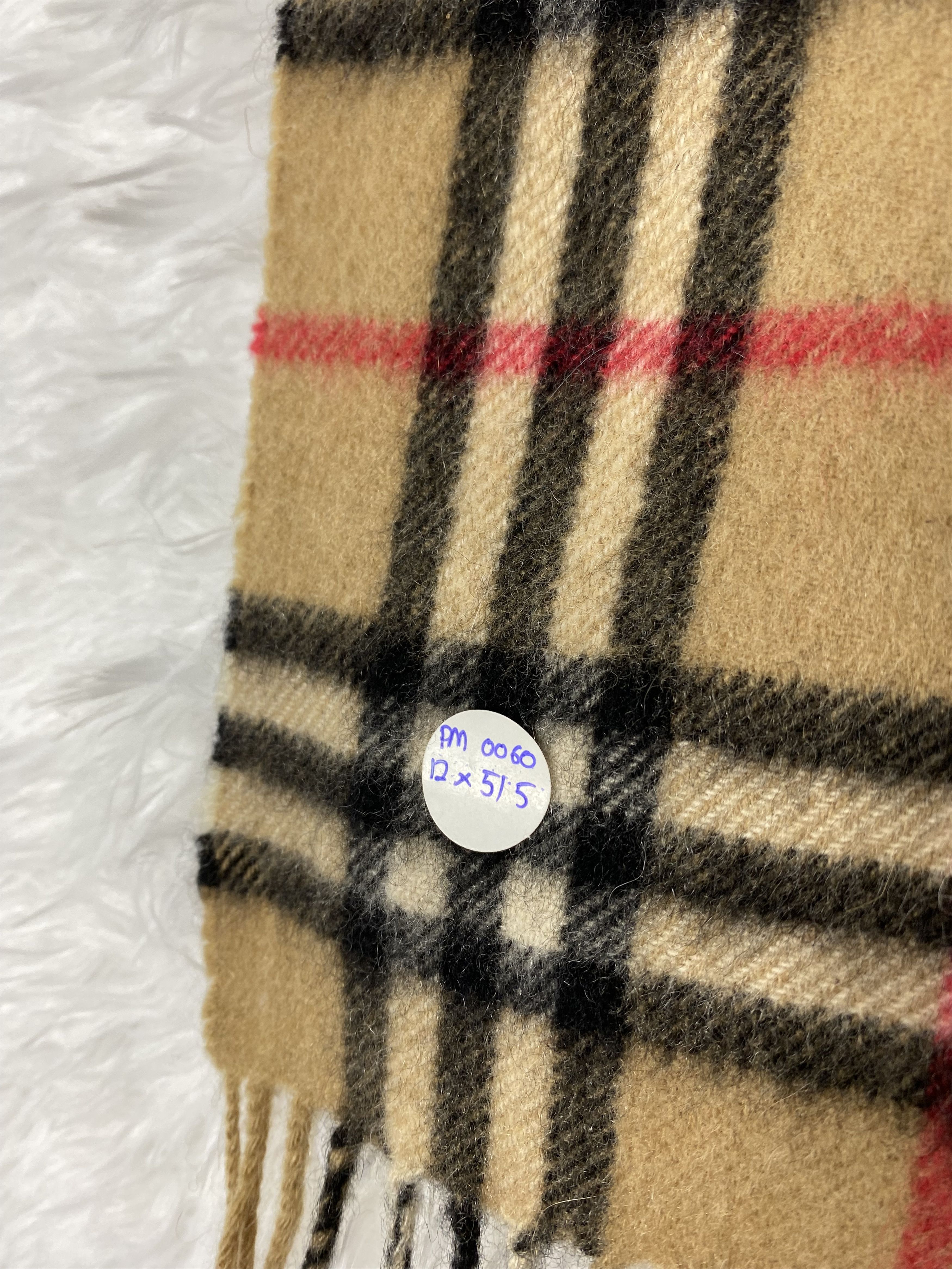 Burberry Vintage Burberry Scarf / Muffler Neckwear PM0060 Size ONE SIZE - 3 Thumbnail