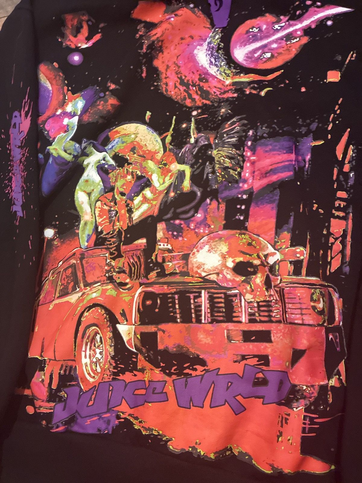 Vlone Juice Wrld x Vlone Galaxy Hoodie Size US XXL / EU 58 / 5 - 7 Thumbnail