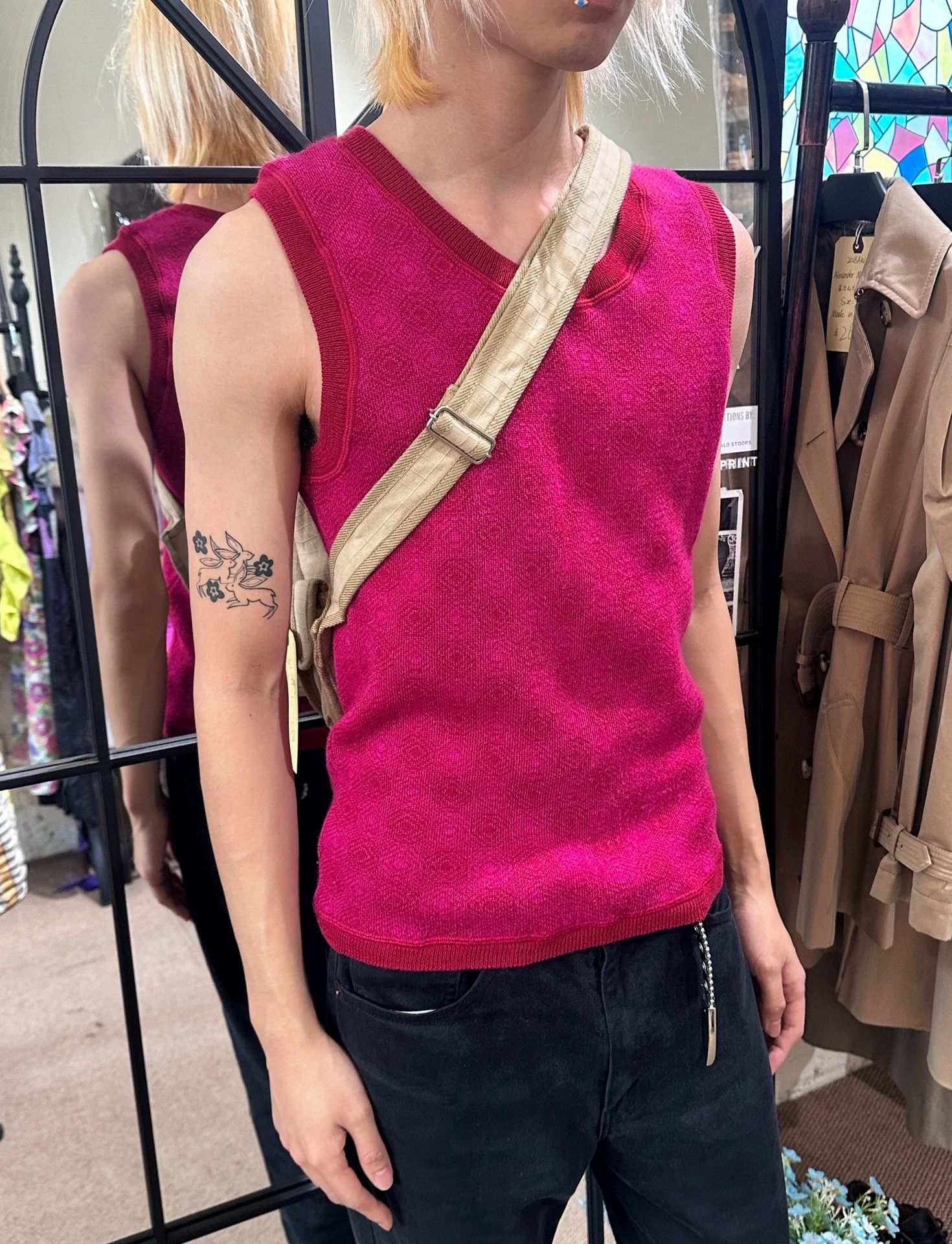 Lemaire LEMAIRE 1990s Wool Subtle Pattern Vest Size 2 Size US M / EU 48-50 / 2 - 6 Thumbnail