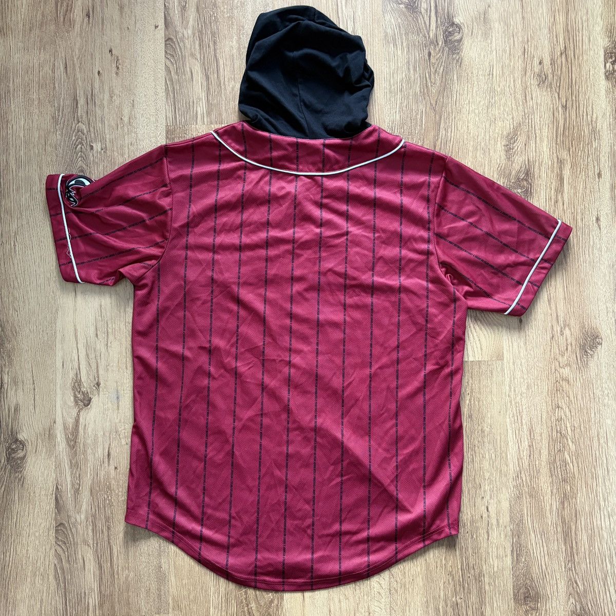No Fear Vintage 90s y2k skater Red No Fear Hooded Jersey Size US M / EU 48-50 / 2 - 8 Thumbnail