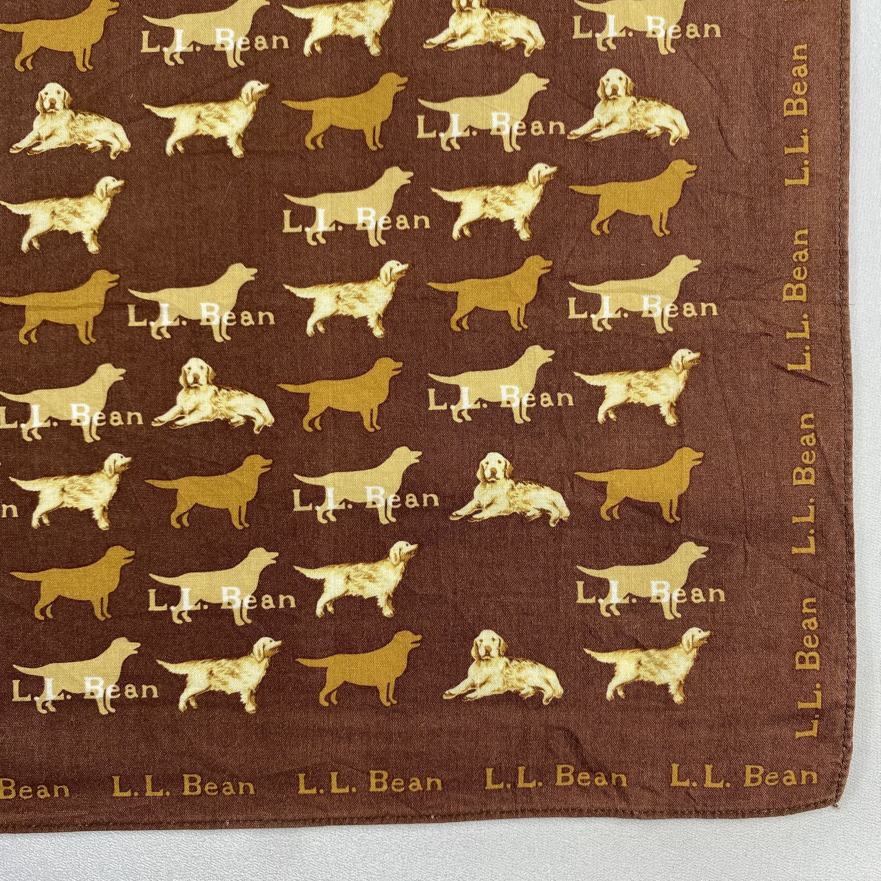 L.L. Bean × Vintage L.L. Bean Bandana/ Handkerchief / Neckerchief-P1165 Size ONE SIZE - 3 Thumbnail