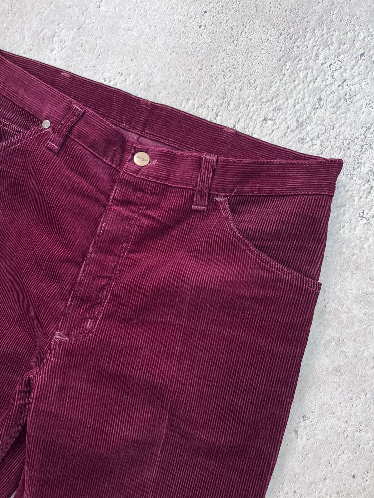 Vintage × Wrangler Vintage Corduroy Wrangler Wrancher Flare Trousers Size US 33 - 5 Thumbnail
