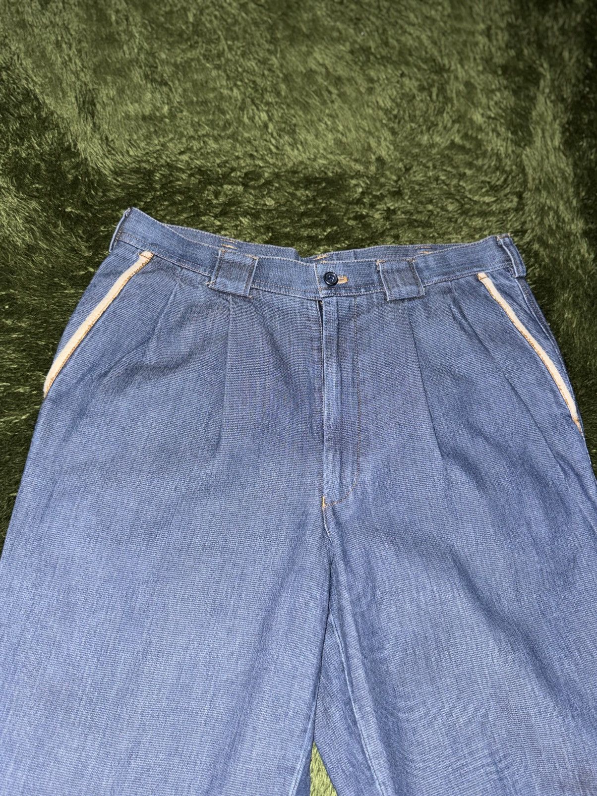 MCM MCM Japan Embroidered Logo Two-Tuck Pocket Pants Size US 32 / EU 48 - 6 Thumbnail