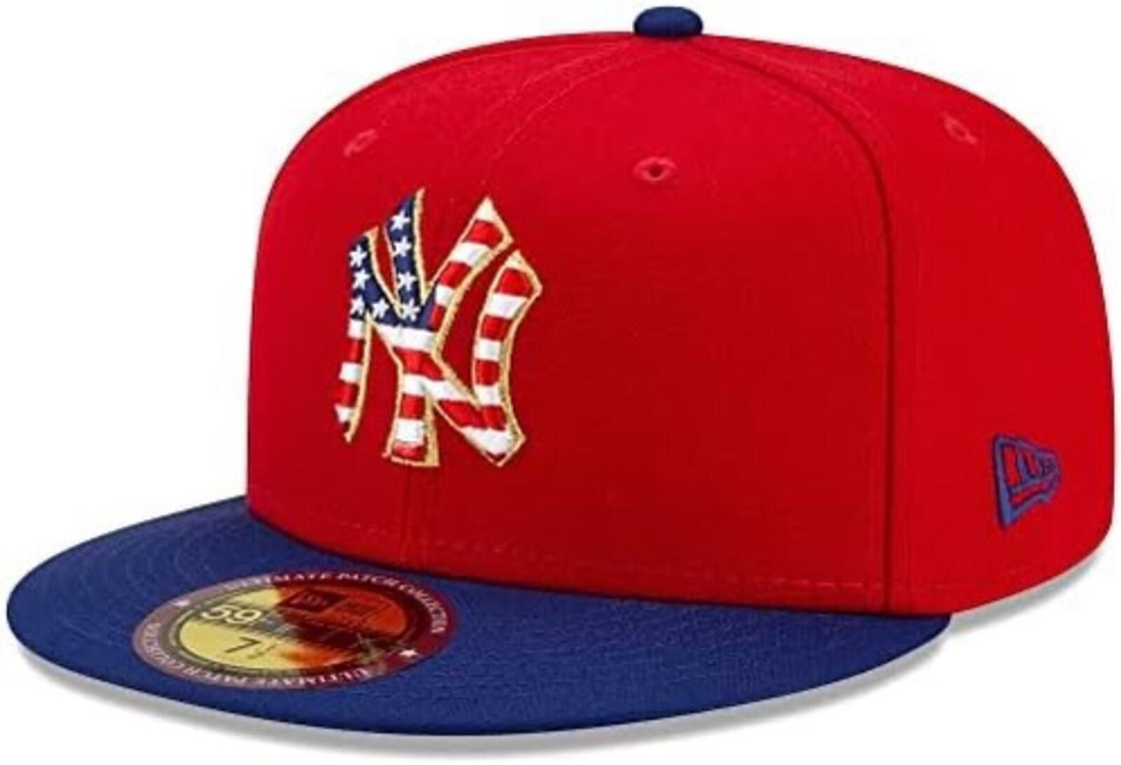 New Era New Era New York Yankees USA Independence 59FIFTY 7 3/8 Size ONE SIZE - 1 Thumbnail