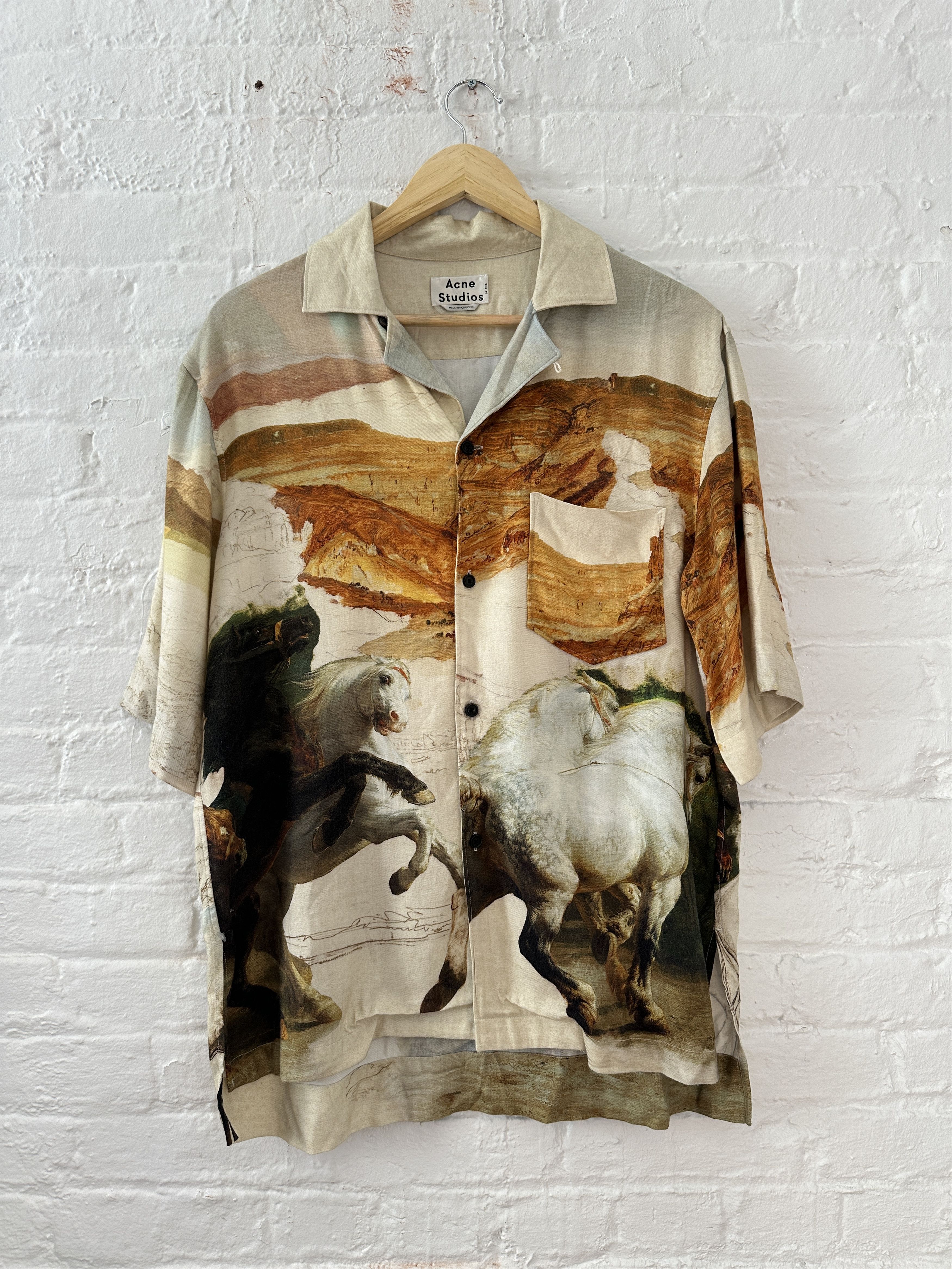 トップス Acne Studios 20ss horse print shirt Acne Studios - Horse Print Shirt | HBX - Globally Curated