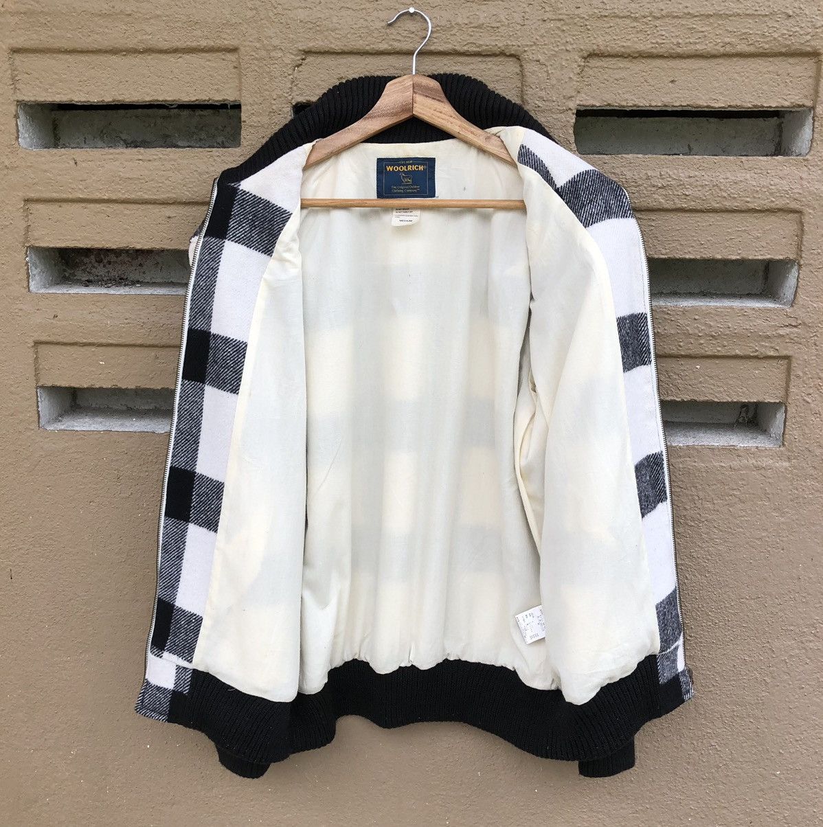 Woolrich Woolen Mills Vintage Woolrich Checkered Wool Bomber Jacket Size US M / EU 48-50 / 2 - 10 Thumbnail