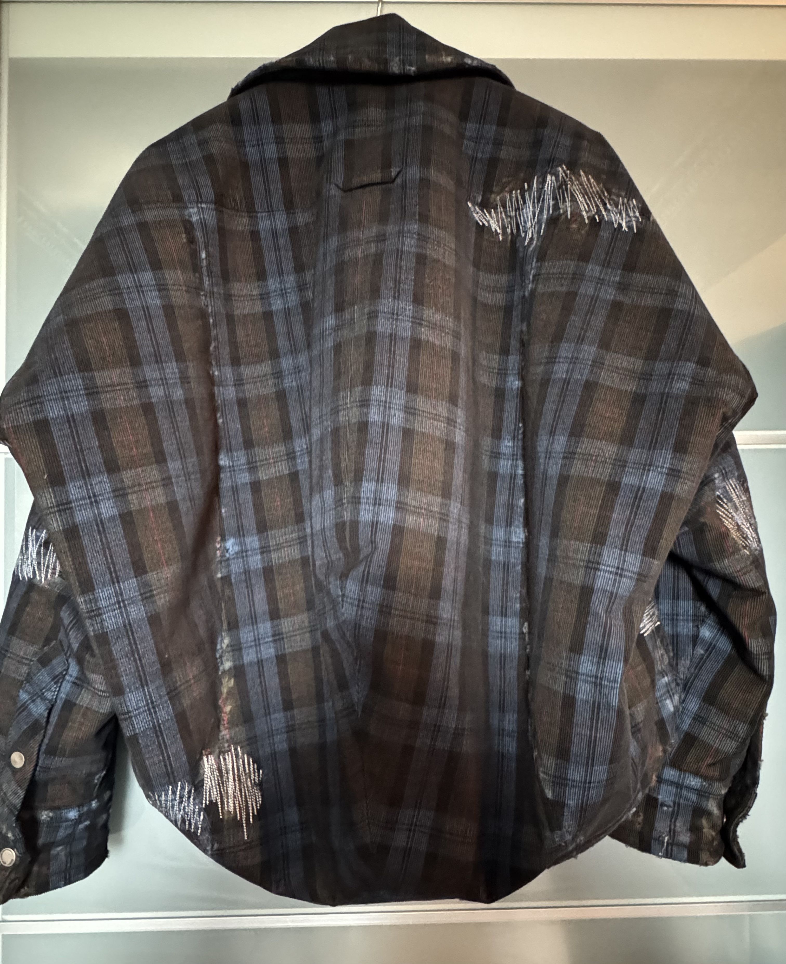 CMMAWEAR 1 of 10 C-Curl Distressed Padded Flannel Size US L / EU 52-54 / 3 - 3 Thumbnail