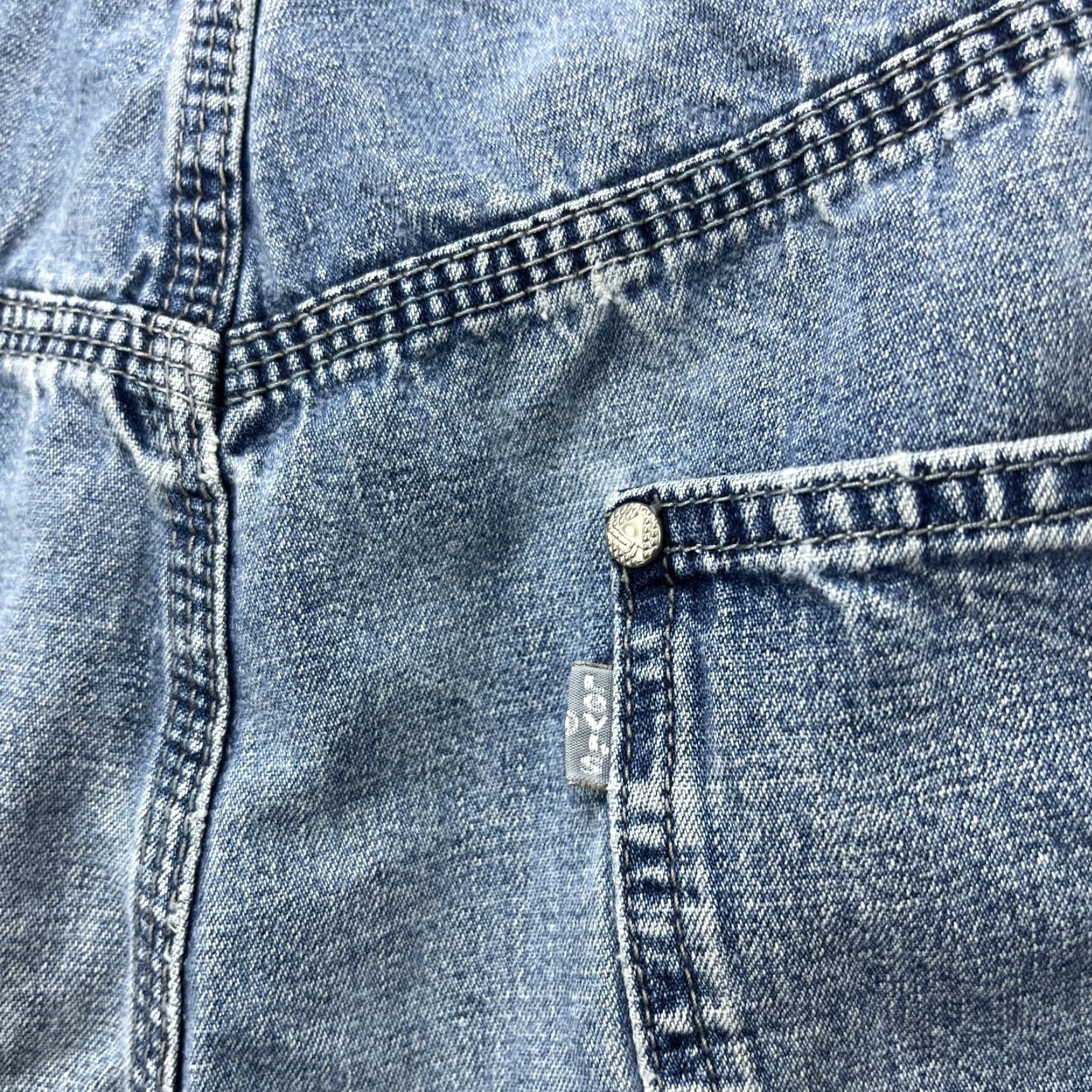 Levi's VINTAGE Levi's Silvertab Baggy Carpenter Jeans Pants 31 Skater Men Blue 28 Inseam 31 Waist 31 Jeans Mens Size US 31 - 4 Thumbnail