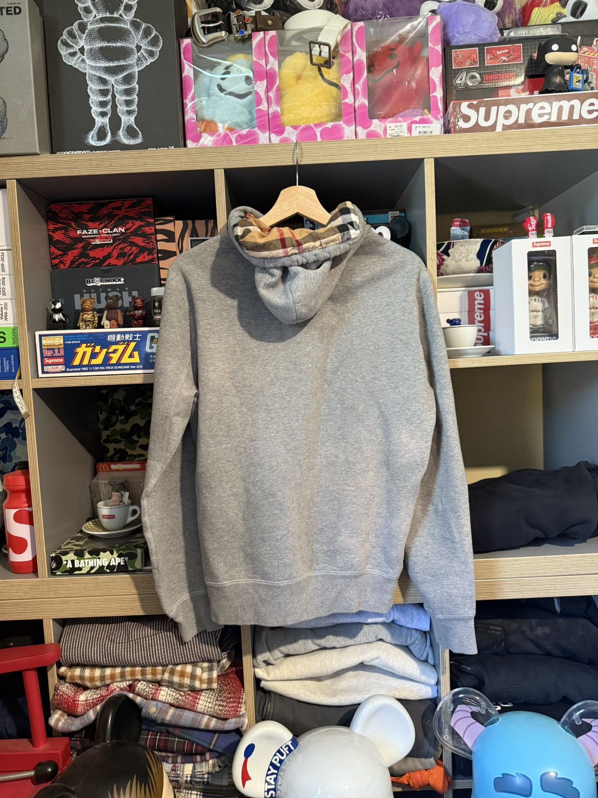 Burberry Burberry Grey Classic Logo Hoodie Size US M / EU 48-50 / 2 - 4 Thumbnail